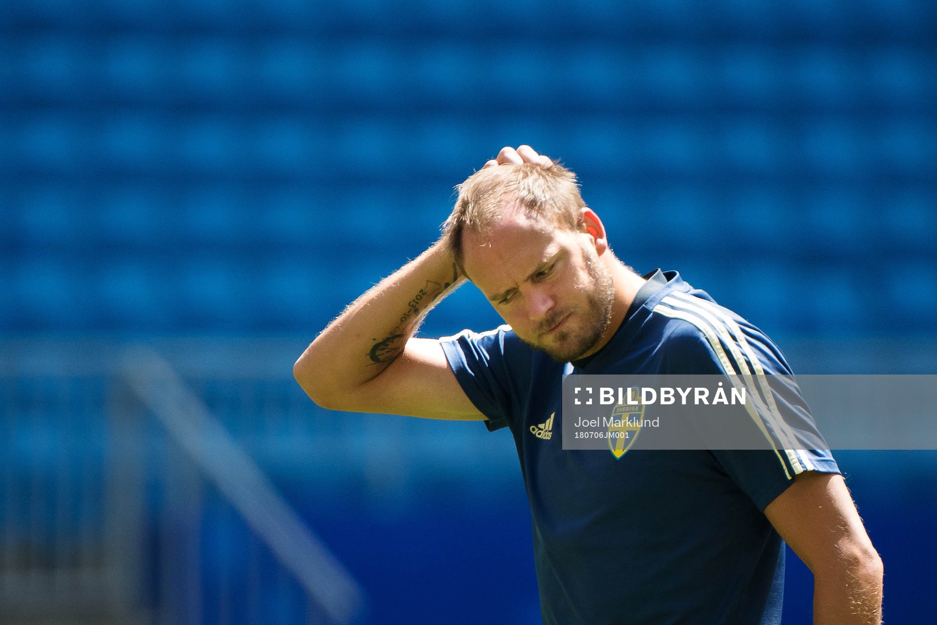 Andreas Granqvist of the Swedish national football team at