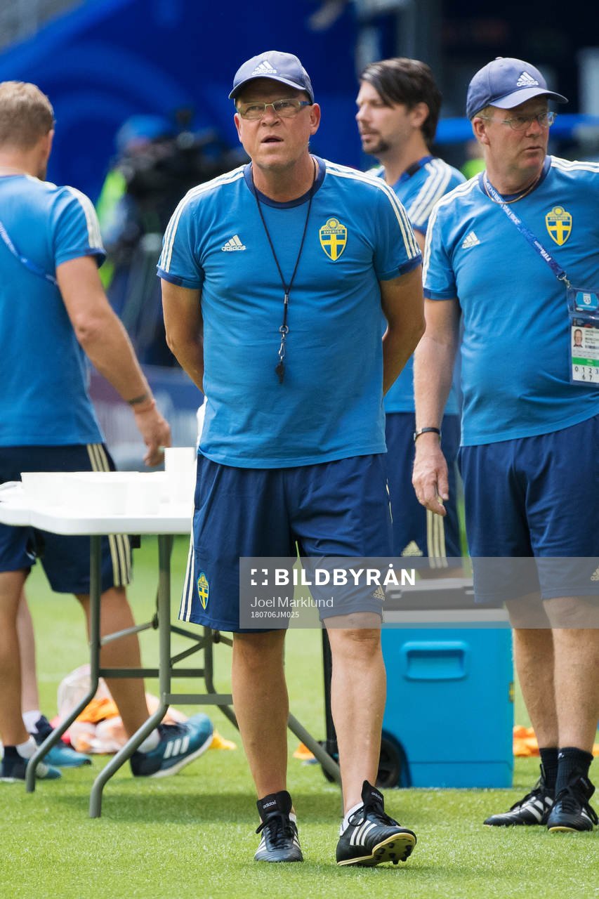Head coach Janne Andersson of the Swedish national football