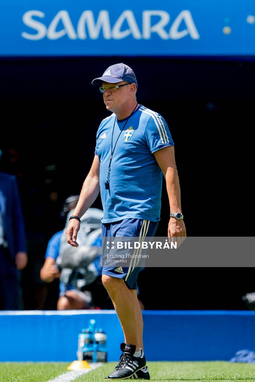Head coach Janne Andersson of the Swedish national football