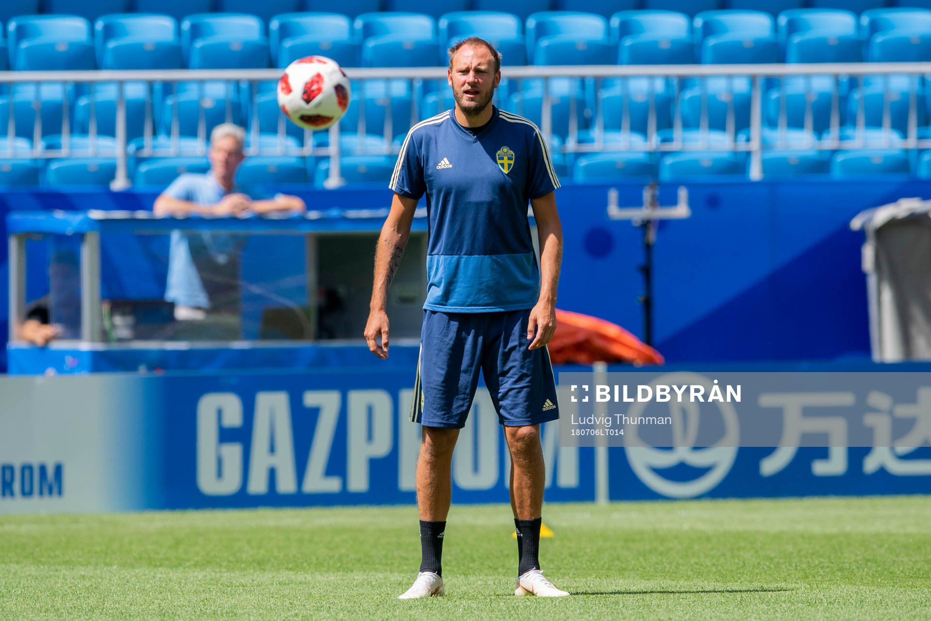 Andreas Granqvist of the Swedish national football team at