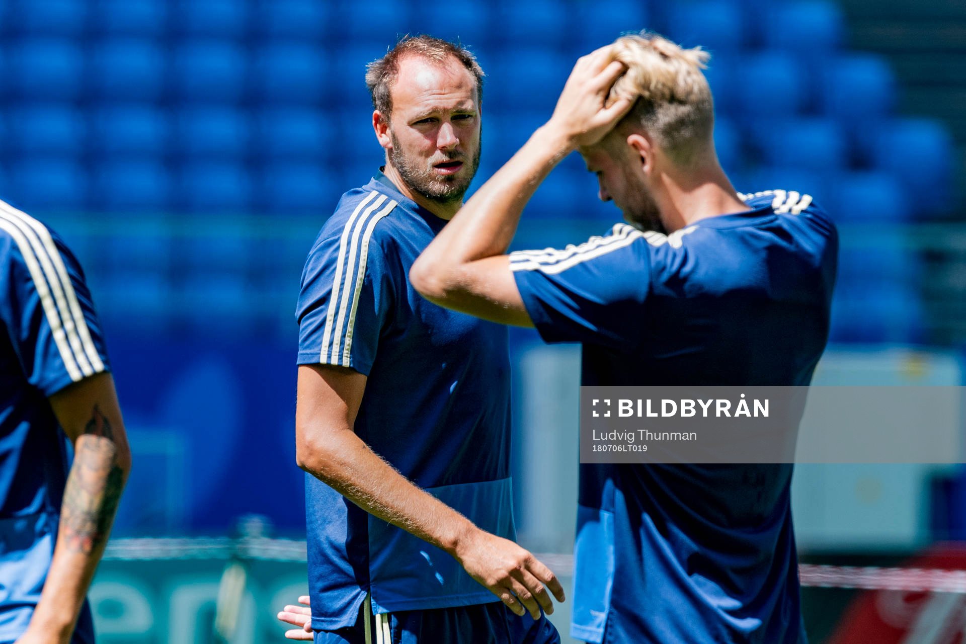 Andreas Granqvist of the Swedish national football team at