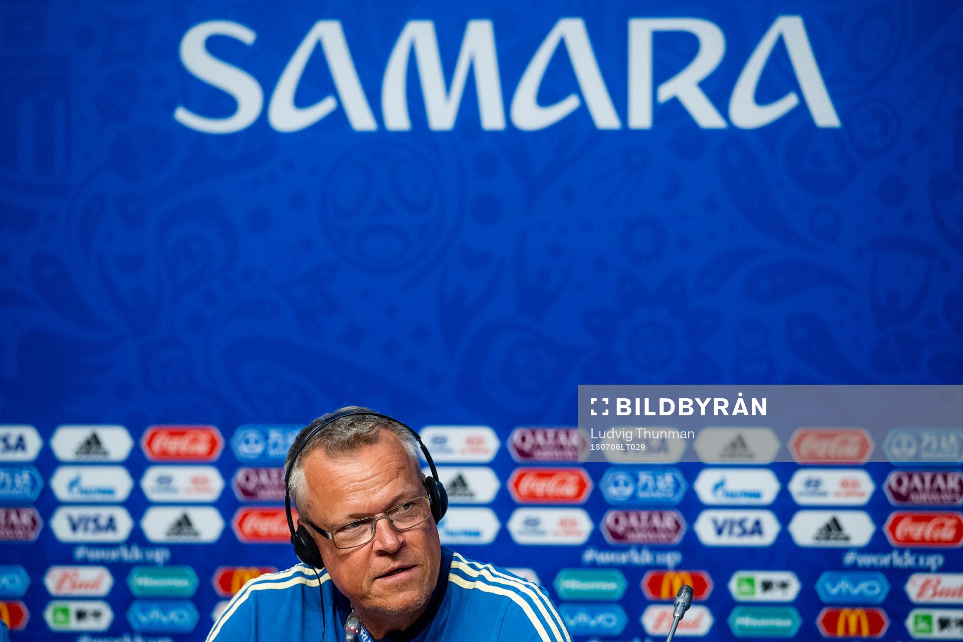 Head coach Janne Andersson of the Swedish national football