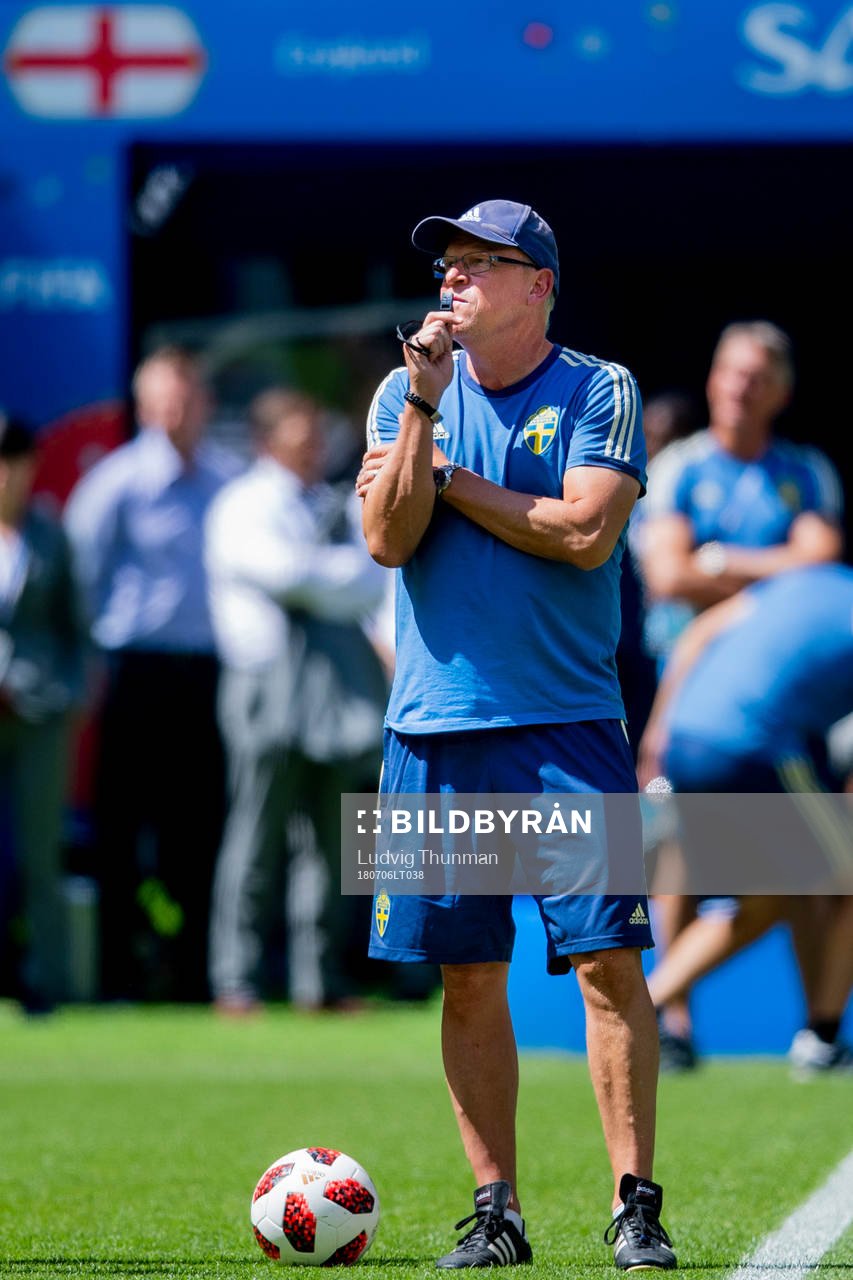 Head coach Janne Andersson of the Swedish national football