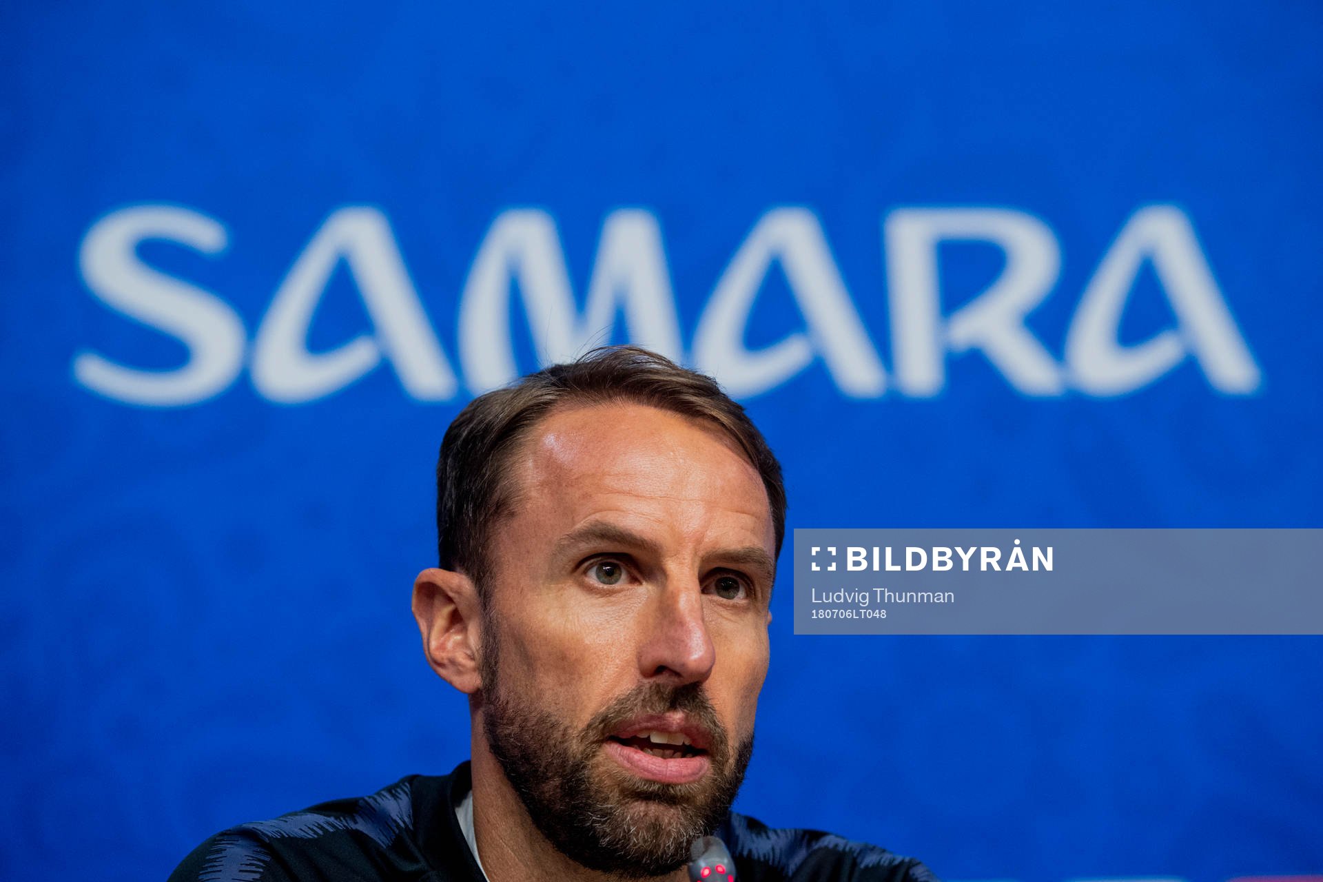 Head coach Gareth Southgate of the English national