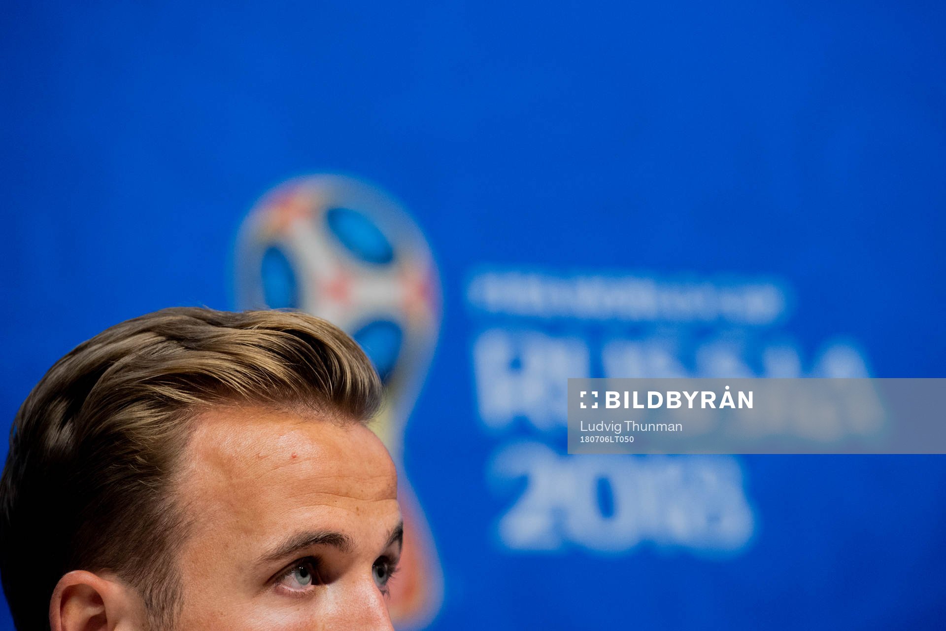 Harry Kane of the English national football team at a press
