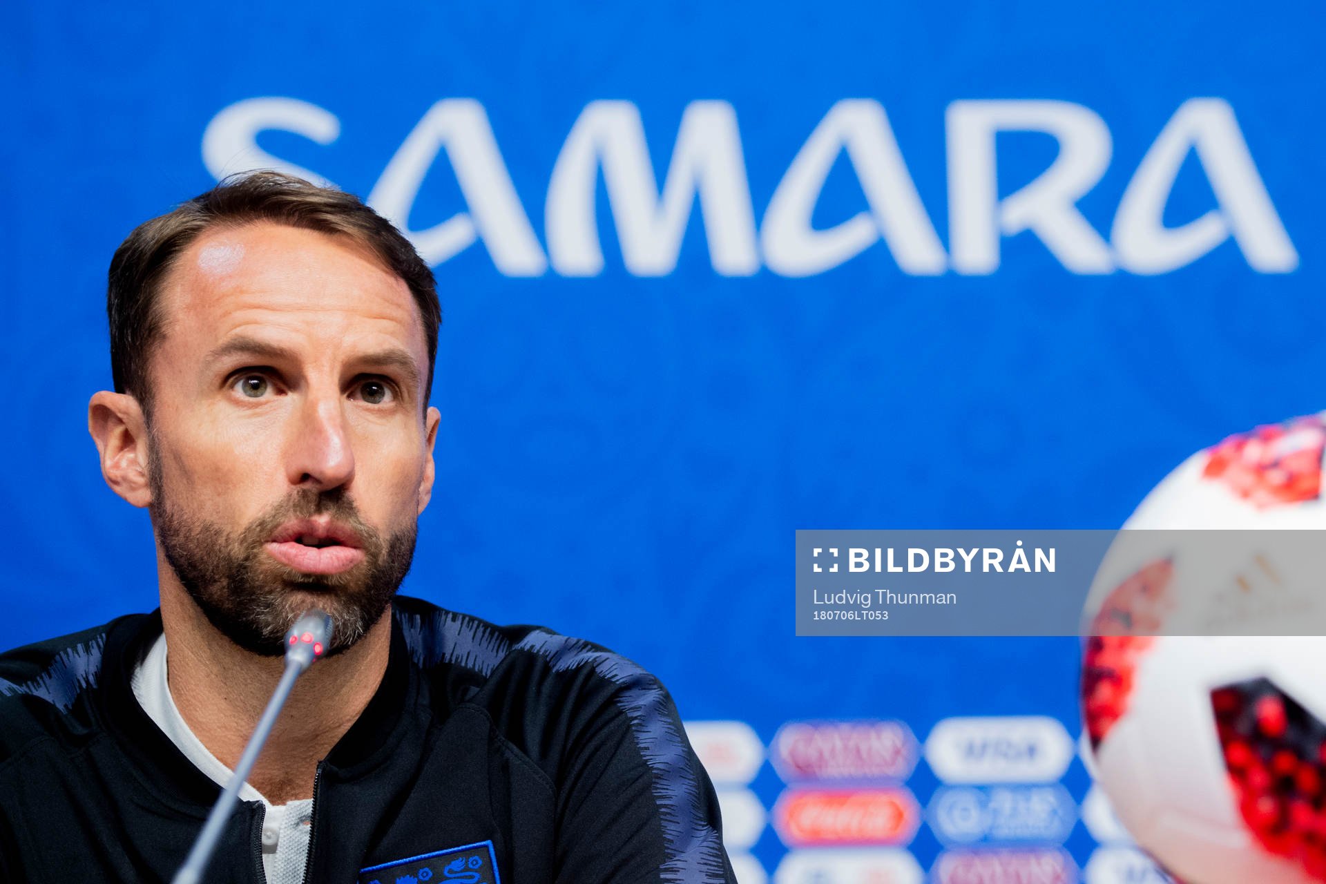 Head coach Gareth Southgate of the English national