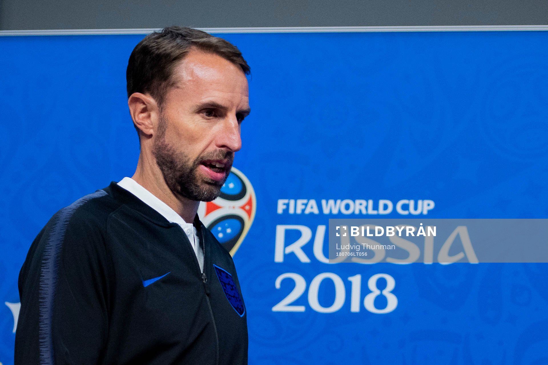 Head coach Gareth Southgate of the English national
