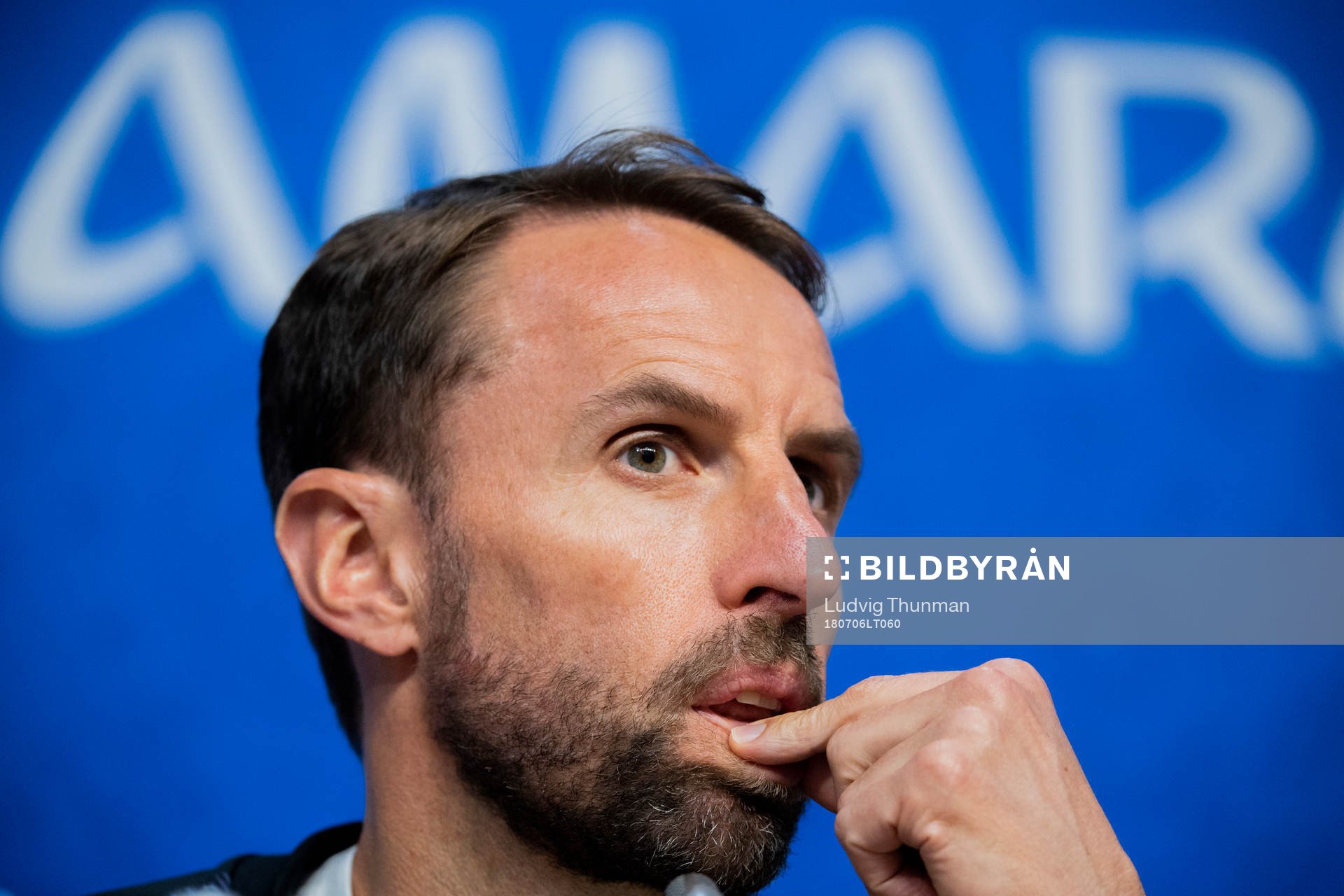 Head coach Gareth Southgate of the English national