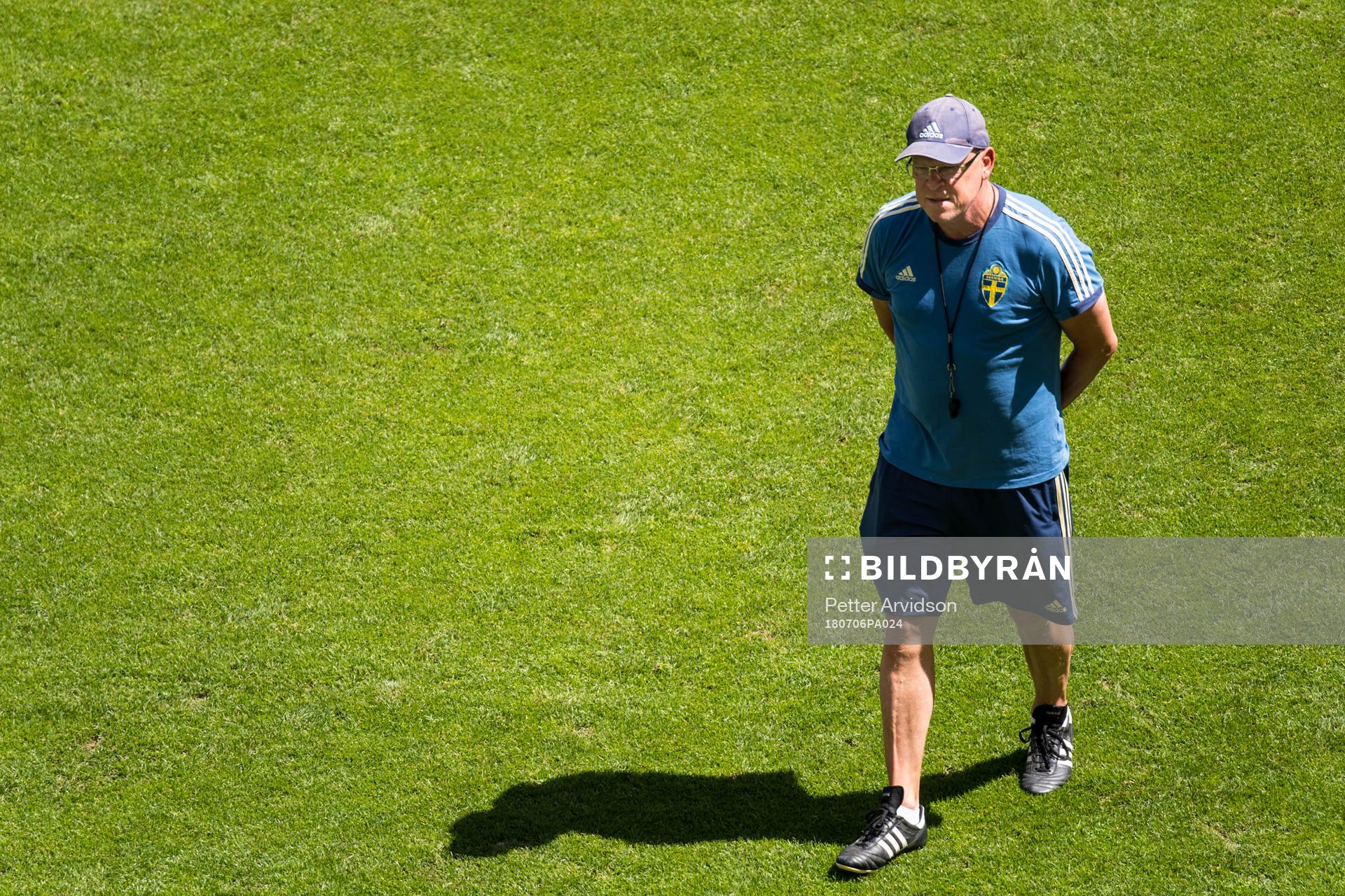 Head coach Janne Andersson of the Swedish national football