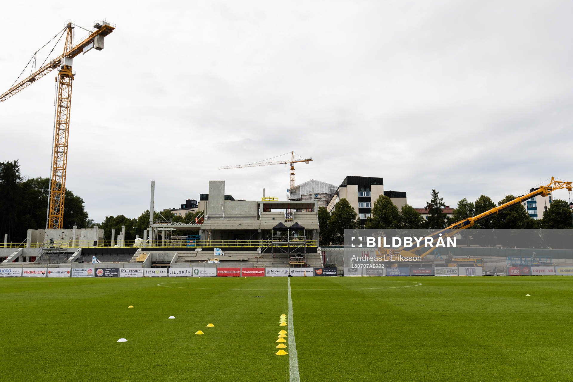 under fotbollsmatchen i Allsvenskan mellan Sirius och