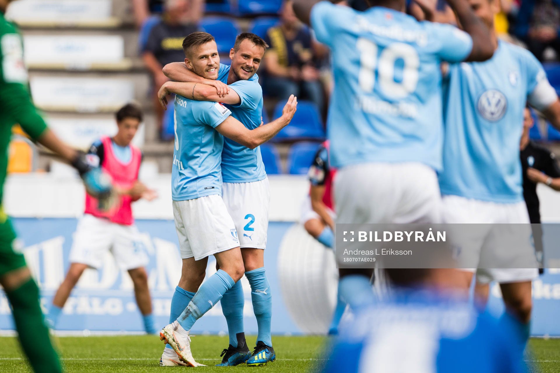Malmö FFs Arnór Ingvi Traustason jublar