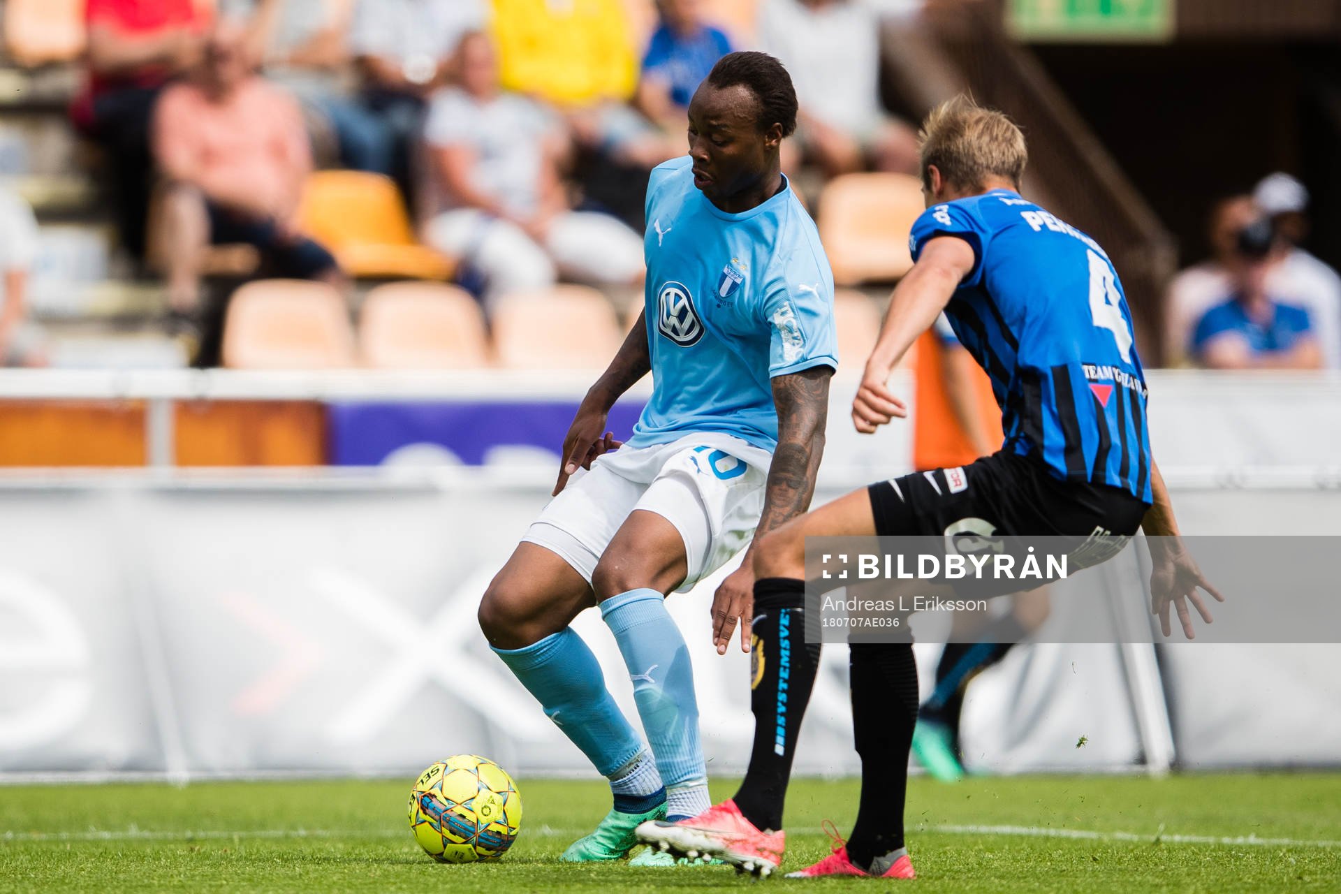 Malmö FFs Carlos Strandberg och Sirius Oscar Pehrsson