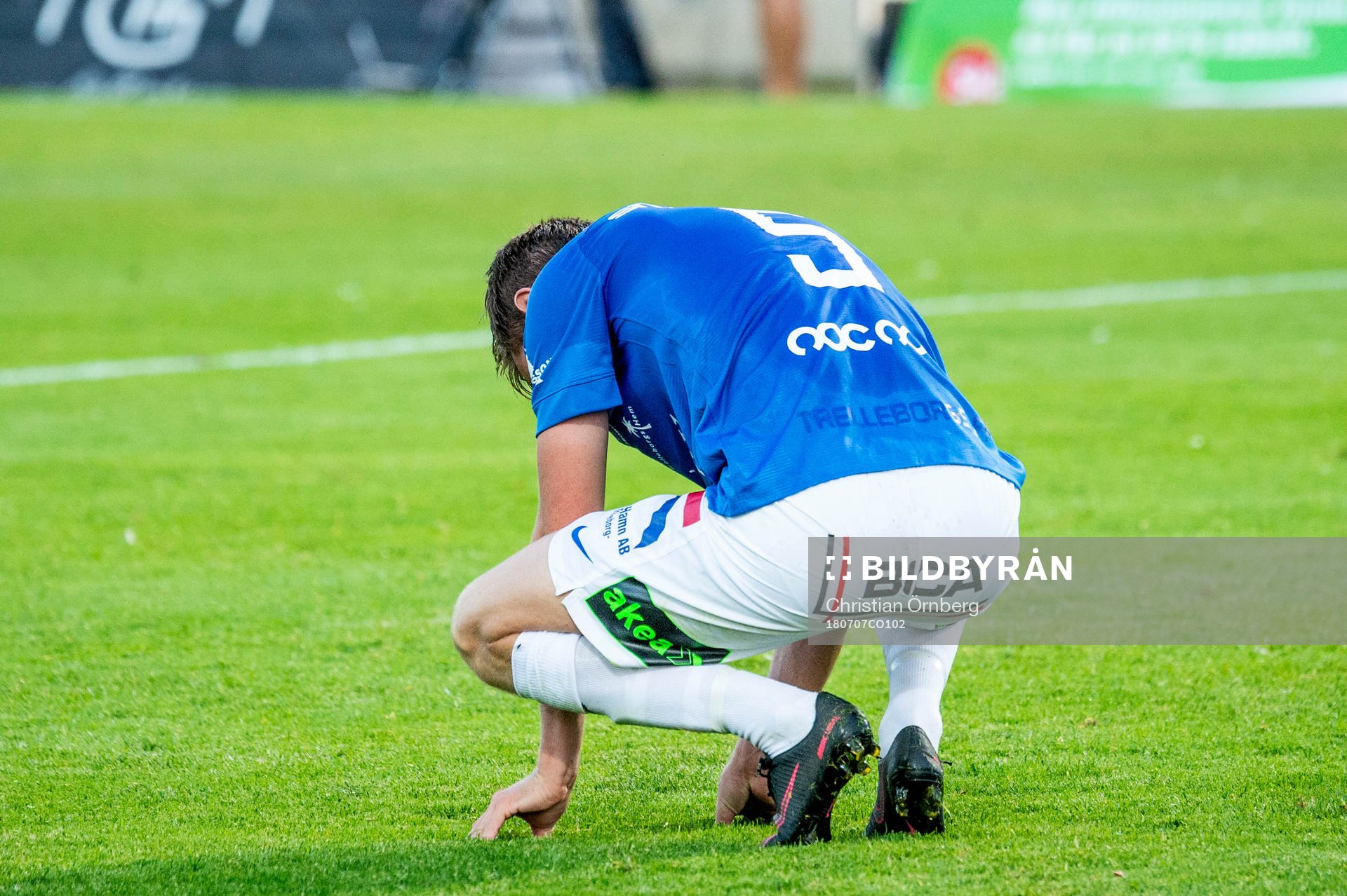 Trelleborgs Anton Tideman deppar