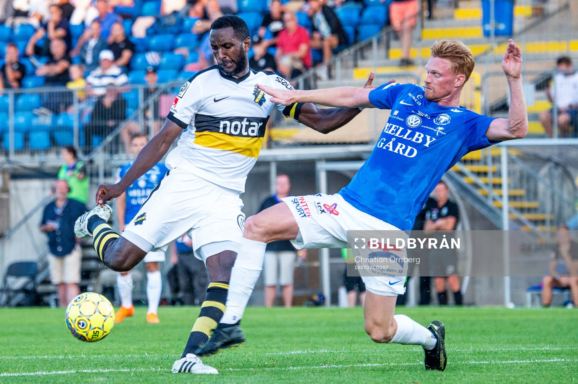 s Henok Goitom mot Trelleborgs Lasse Nielsen