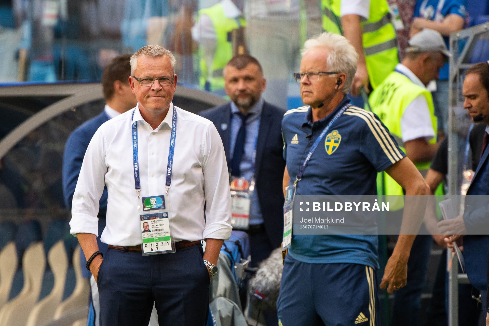 Head coach Janne Andersson of Sweden prior to the FIFA