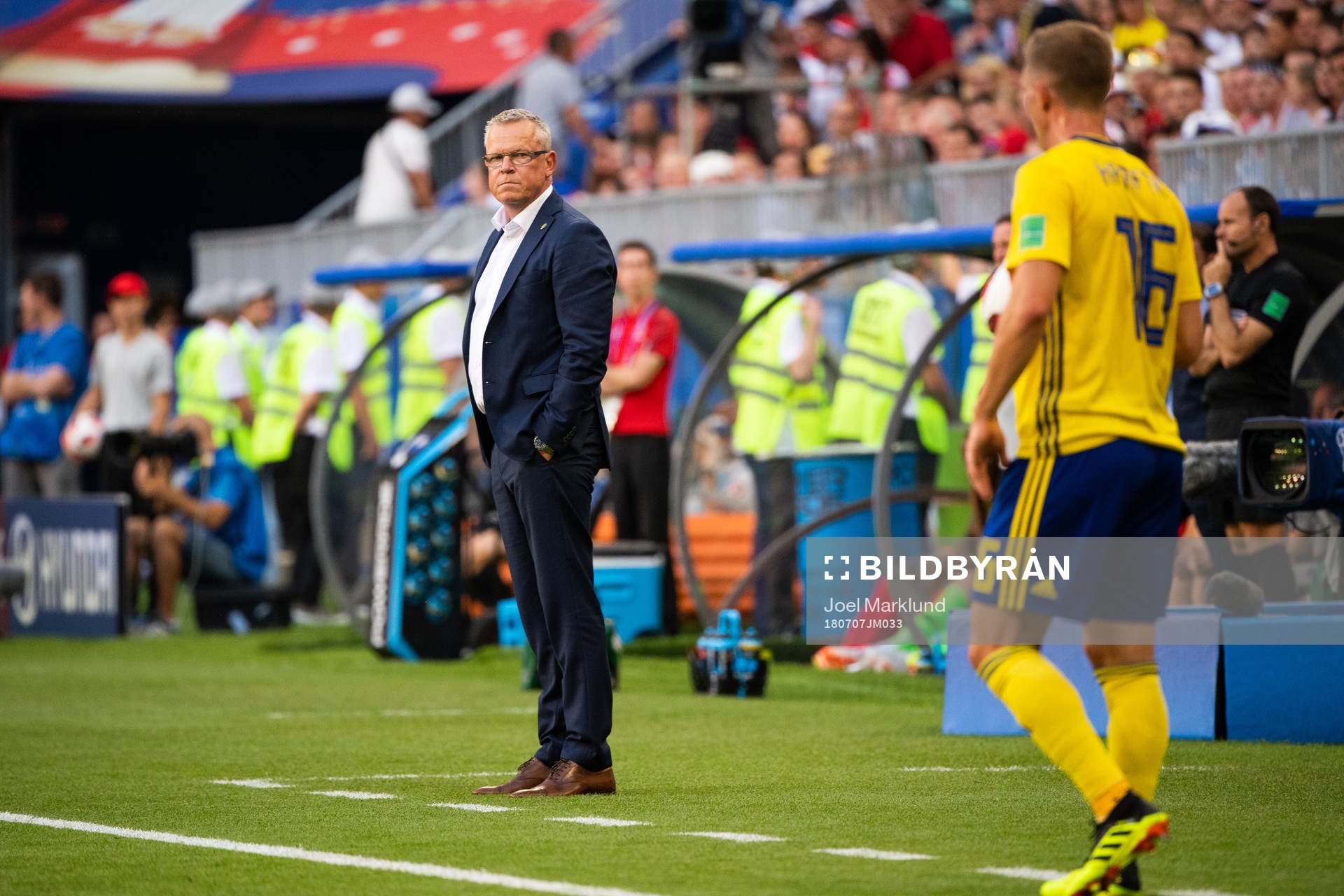 head coach Janne Andersson of Sweden