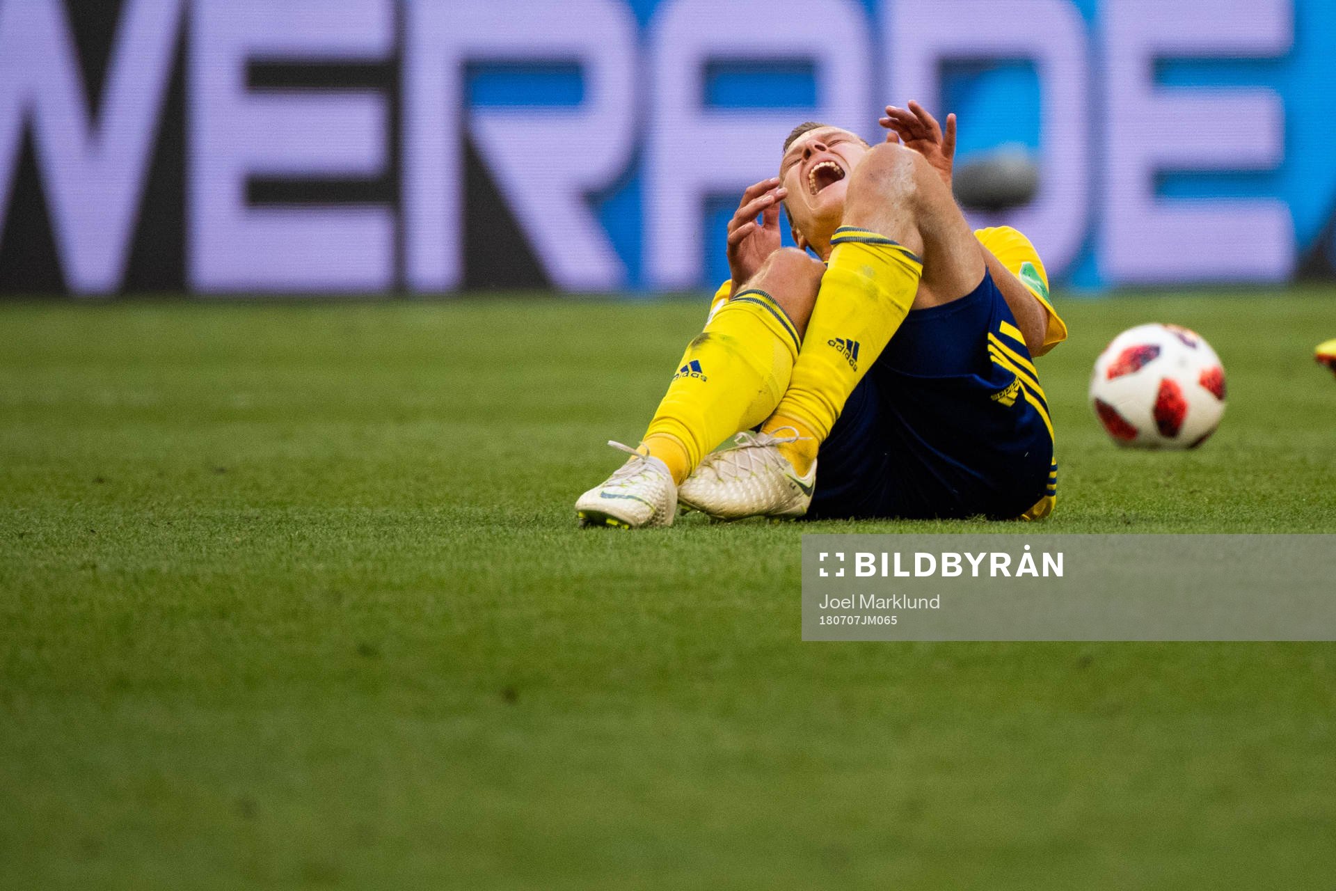 Viktor Claesson of Sweden reacts