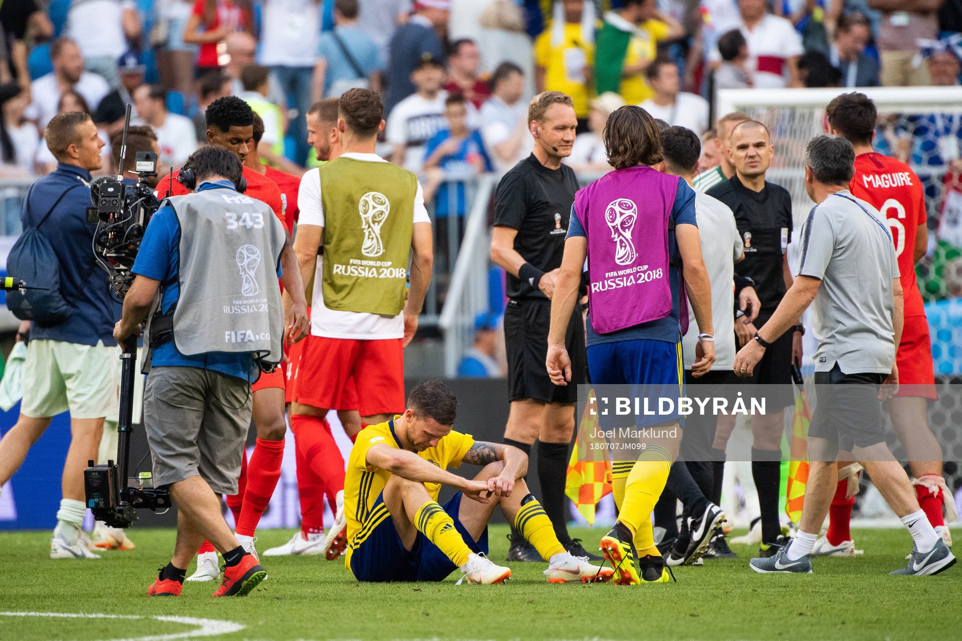 Marcus Berg of Sweden looks dejected