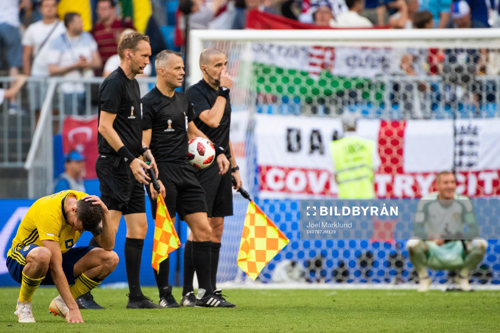 Marcus Berg of Sweden looks dejected