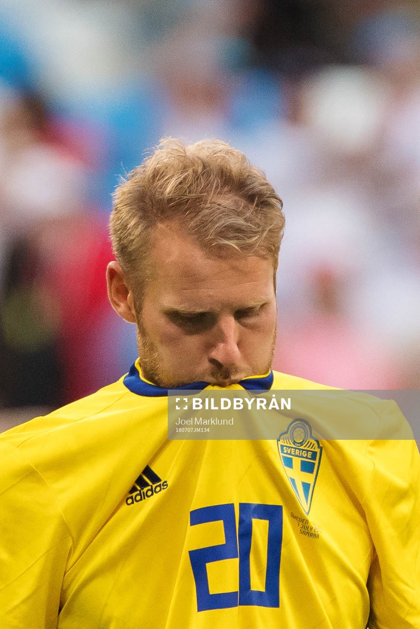 Ola Toivonen of Sweden look dejected