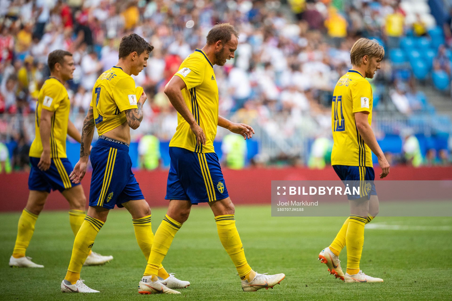 Victor Nilsson Lindelöf, Andreas Granqvist and Emil