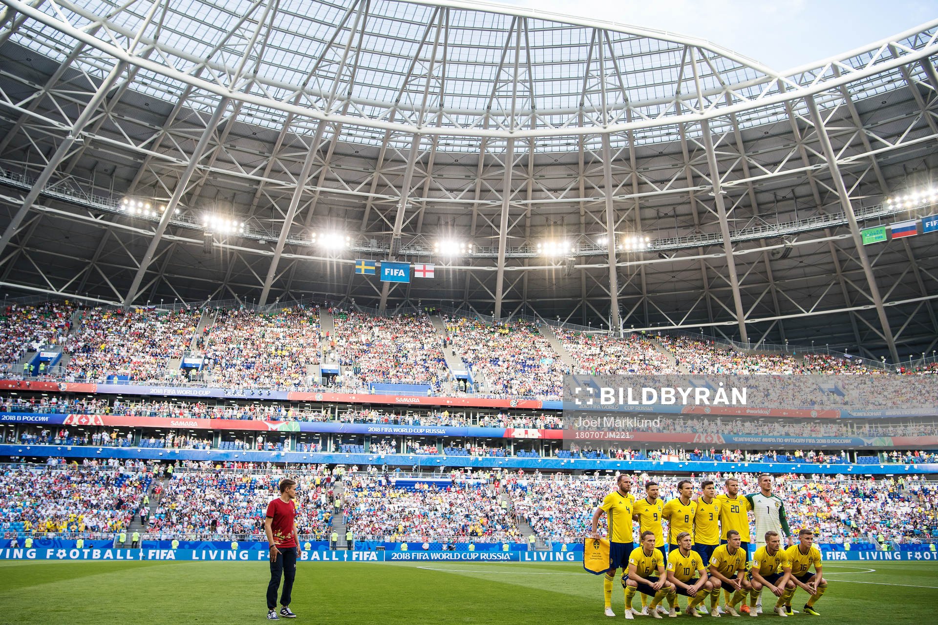 The starting eleven of Sweden
