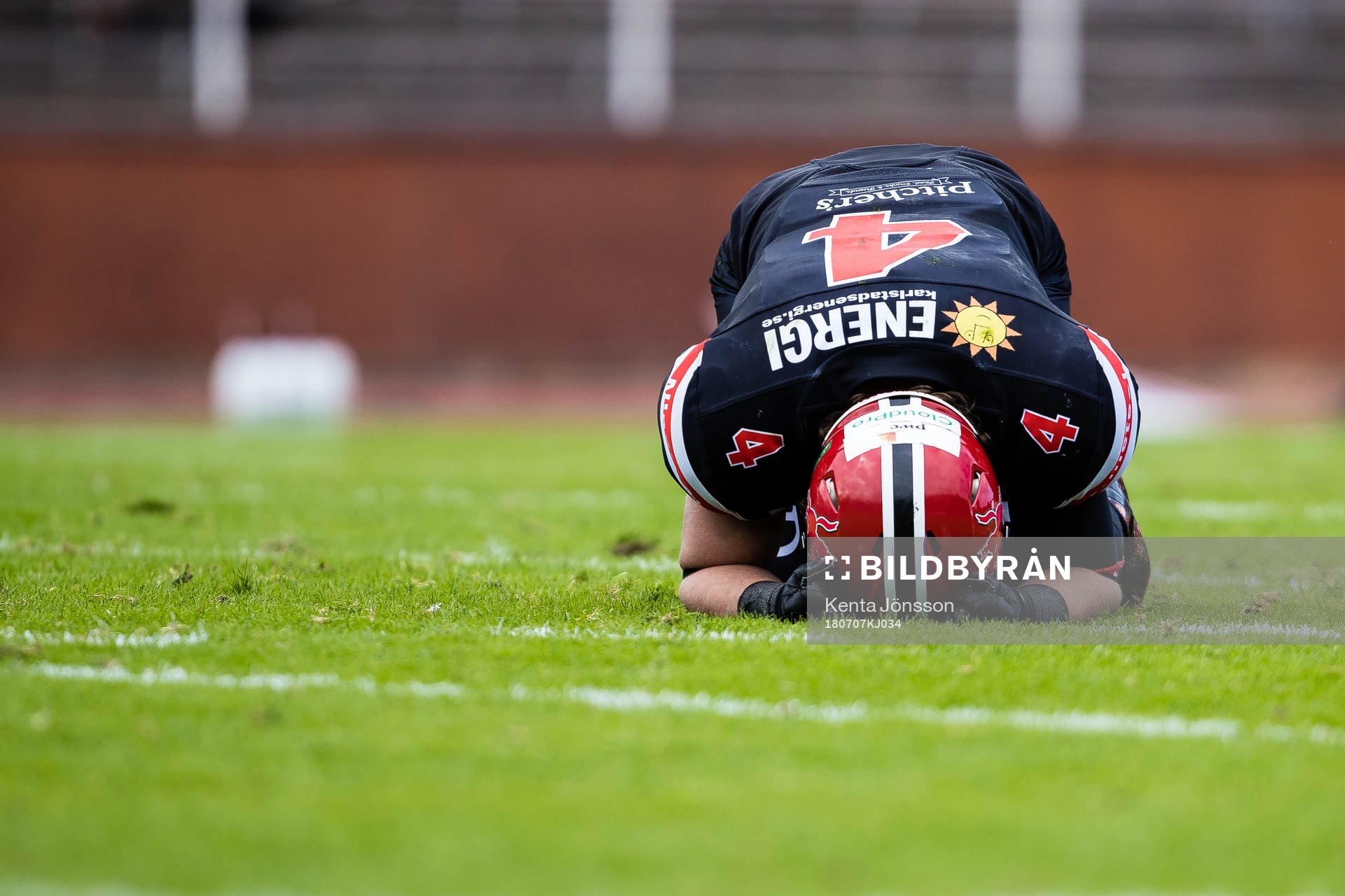 Carlstad Crusaders Marcus Johnsson deppar