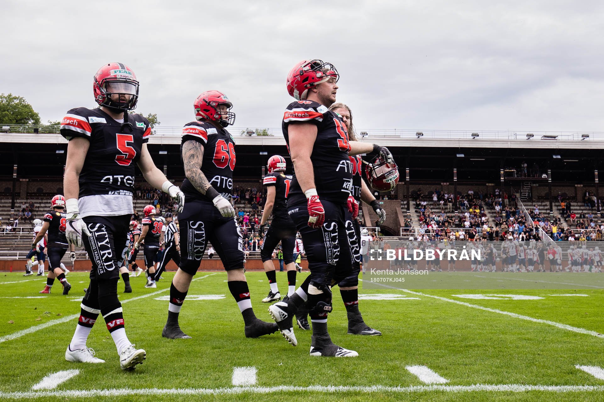 Carlstad Crusaders Natal Melero och Marco Gudding deppar