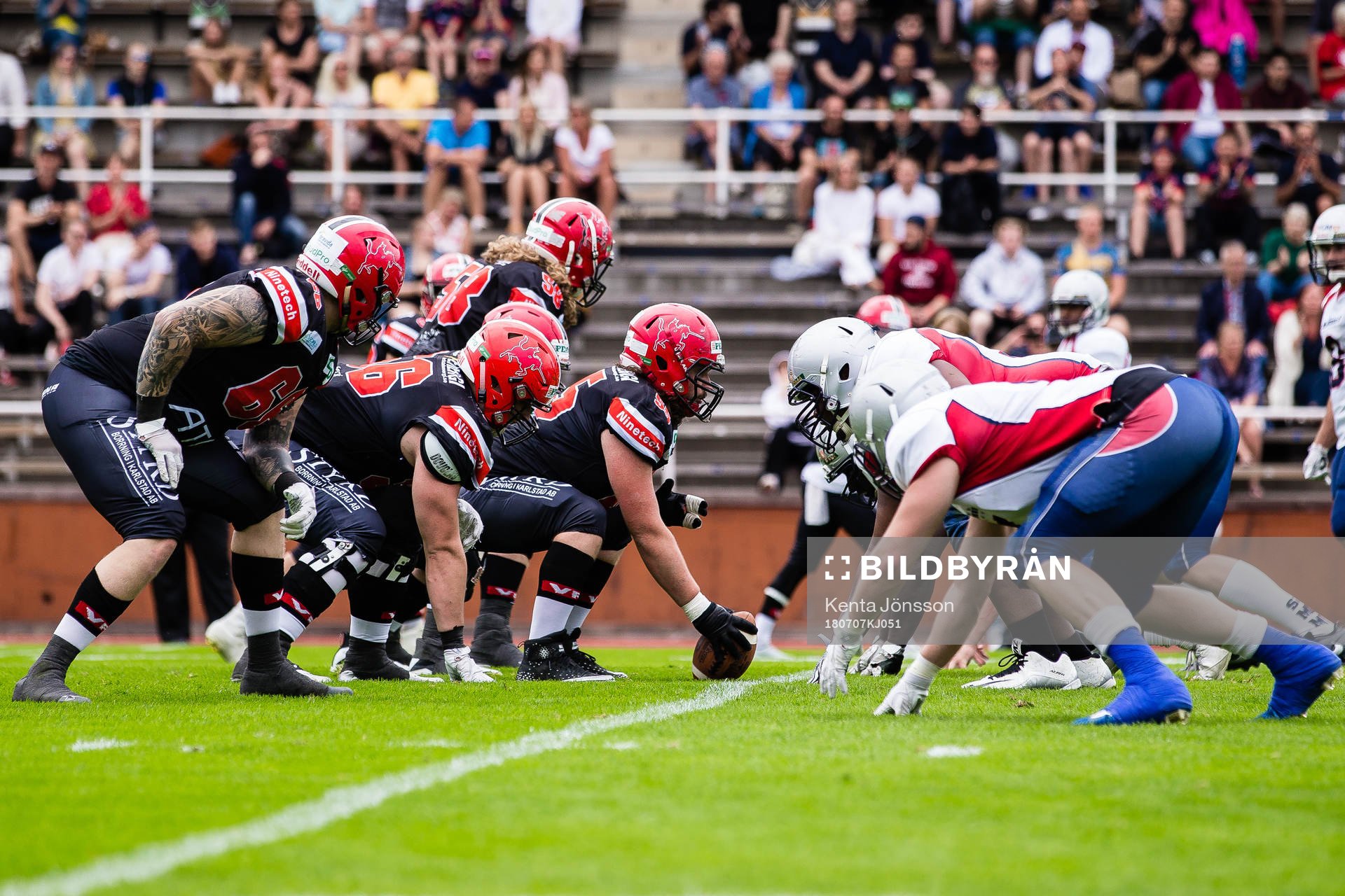 Carlstad Crusaders och Stockholm Mean Machines spelare