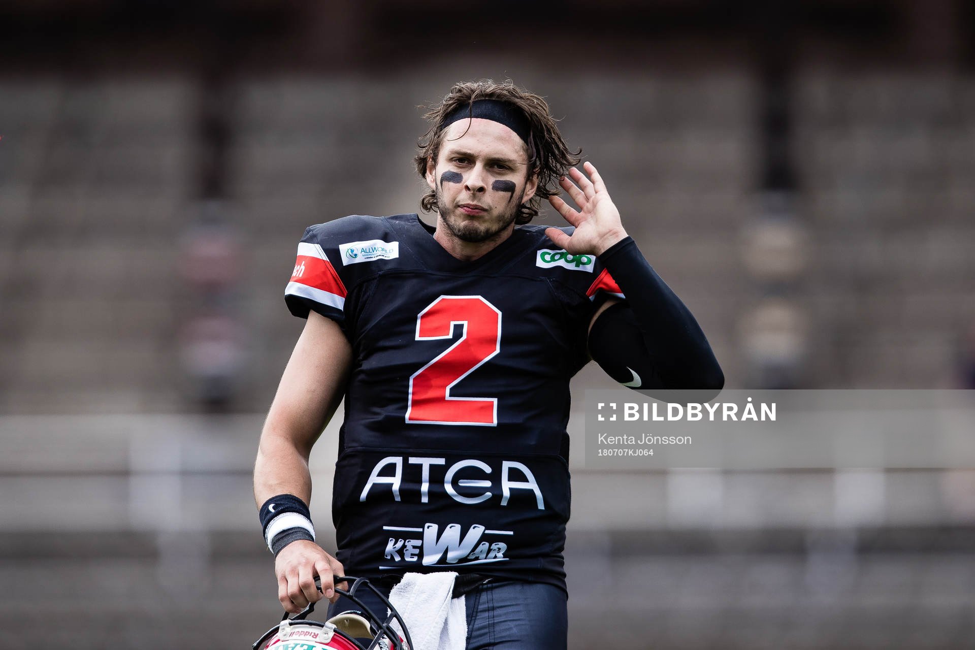Carlstad Crusaders Philip Juhlin deppar