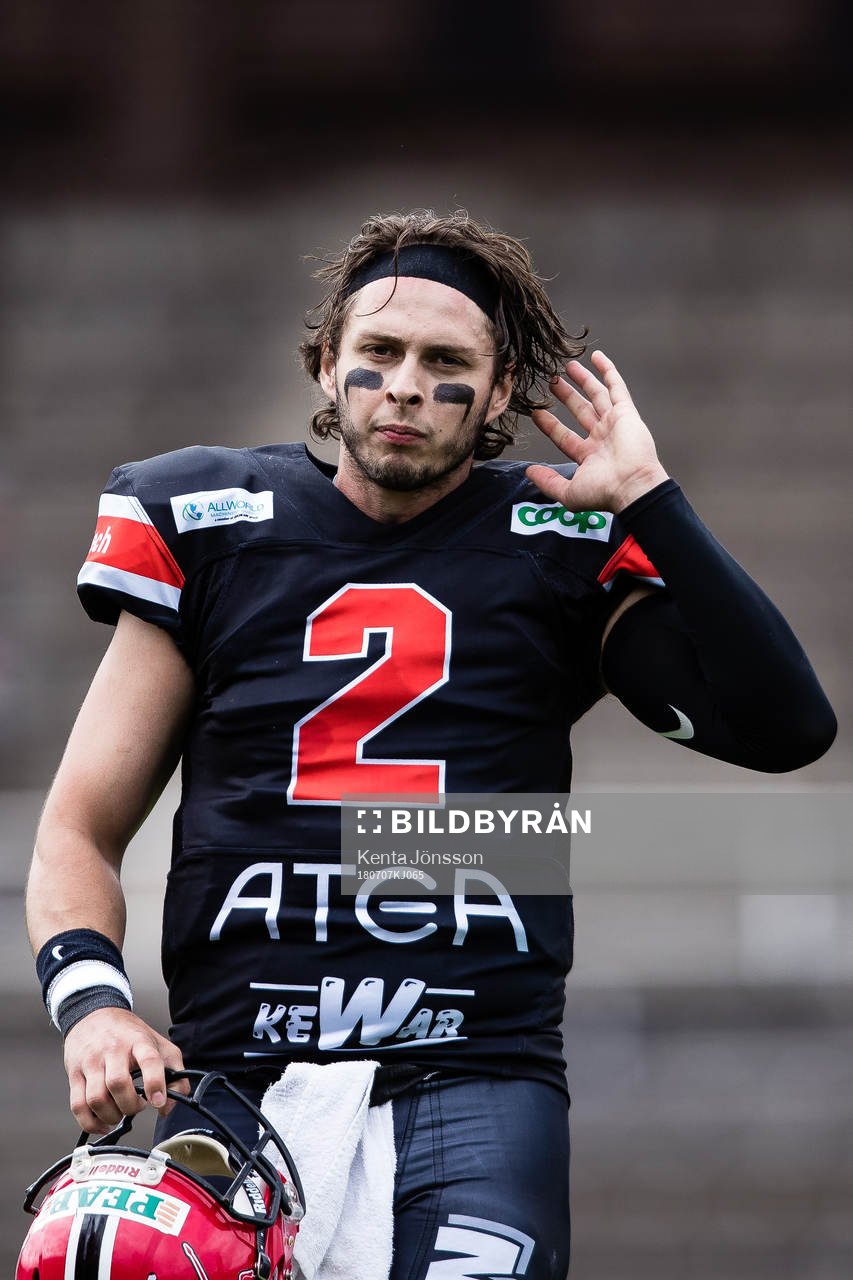 Carlstad Crusaders Philip Juhlin deppar