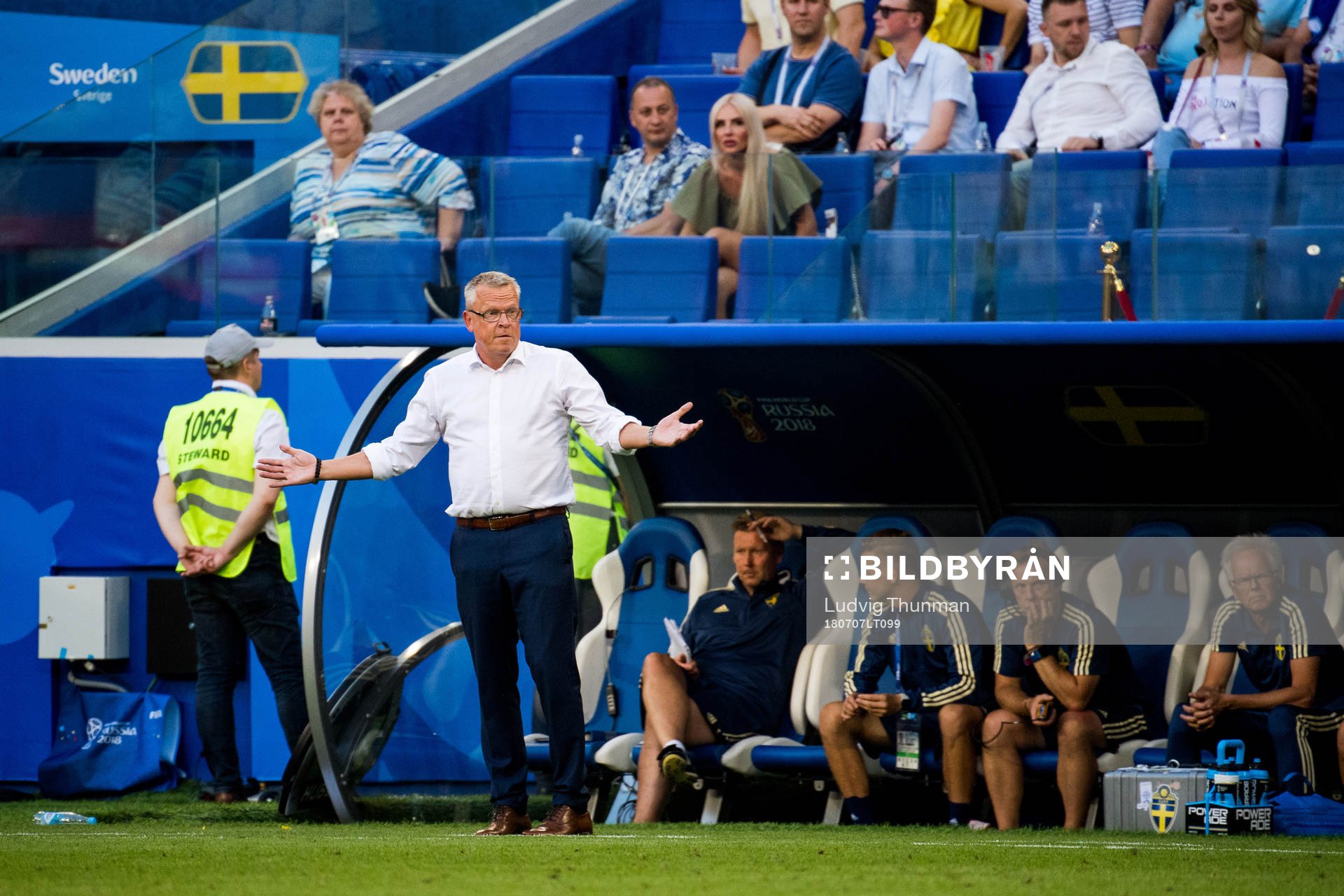 Head coach Janne Andersson of Sweden