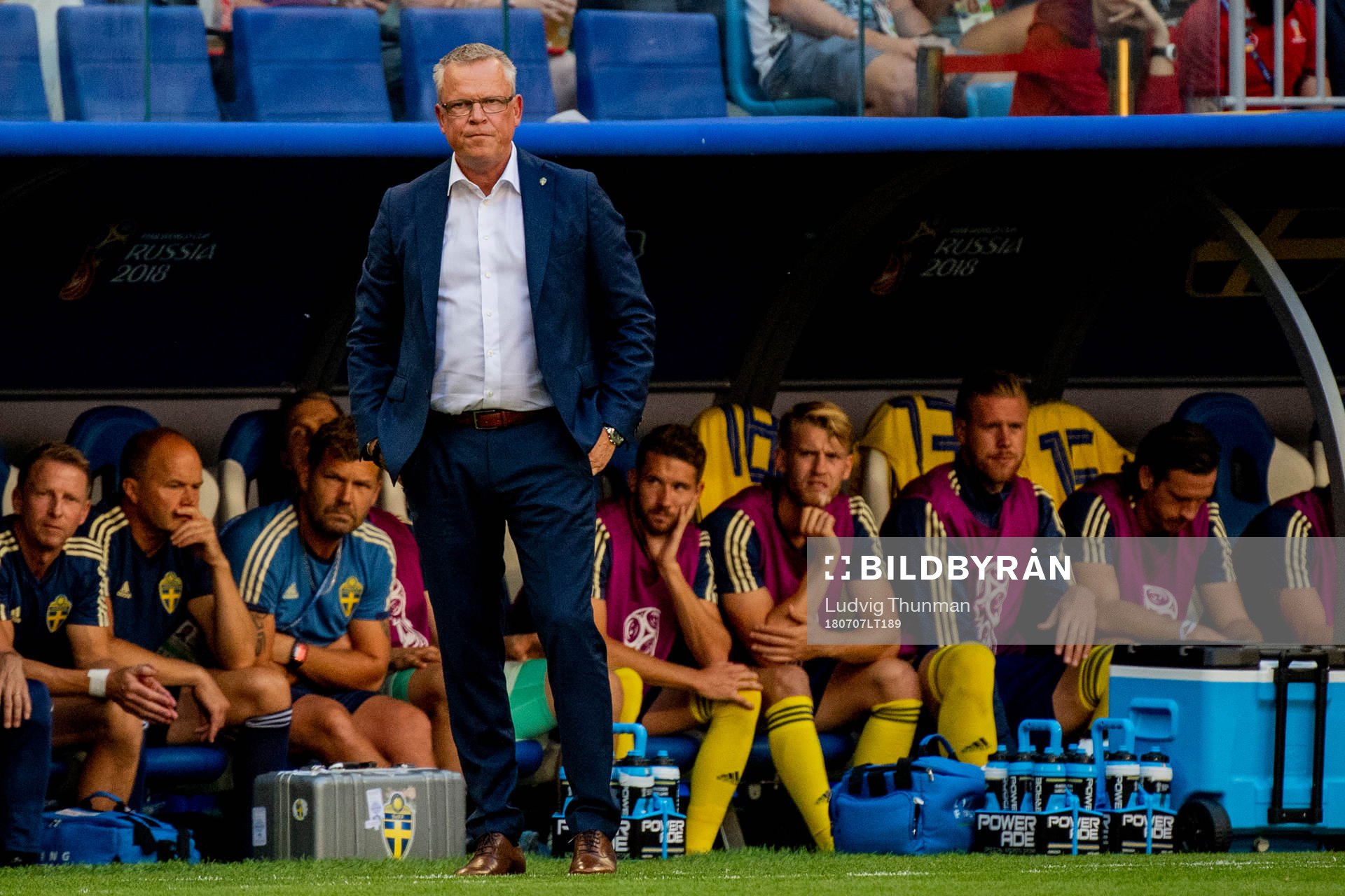 Head coach Janne Andersson of Sweden