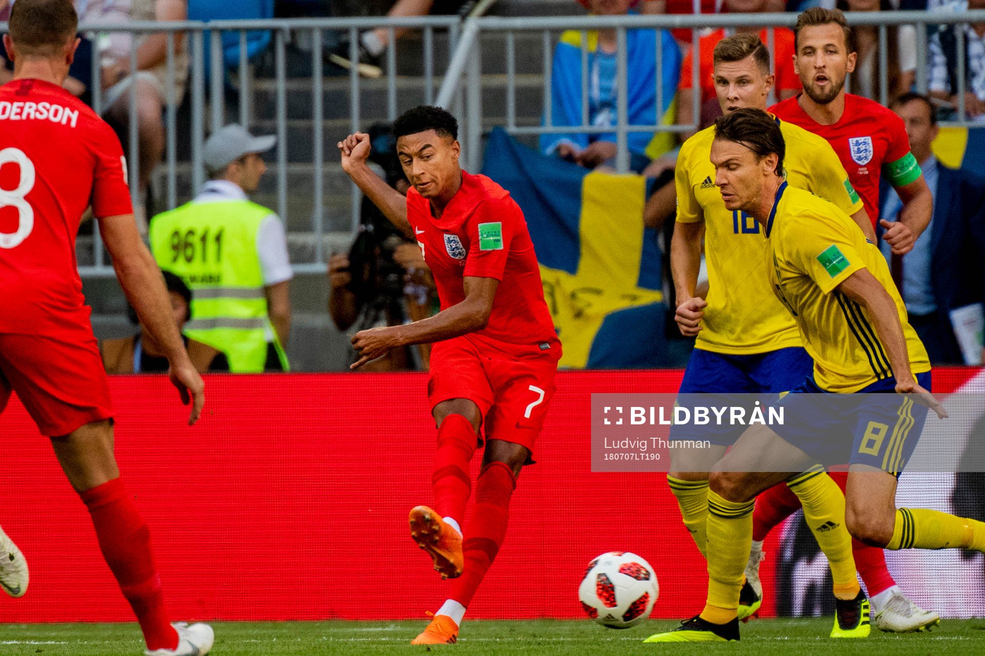 Jesse Lingard of England