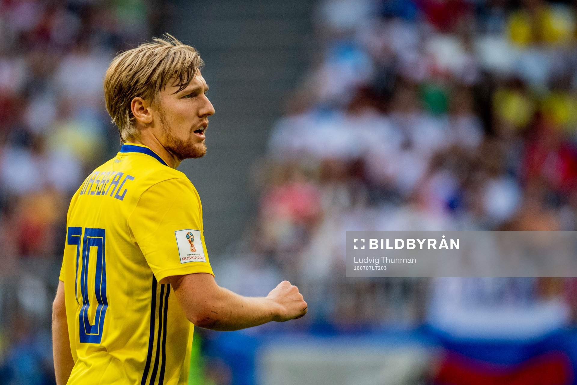 Emil Forsberg of Sweden