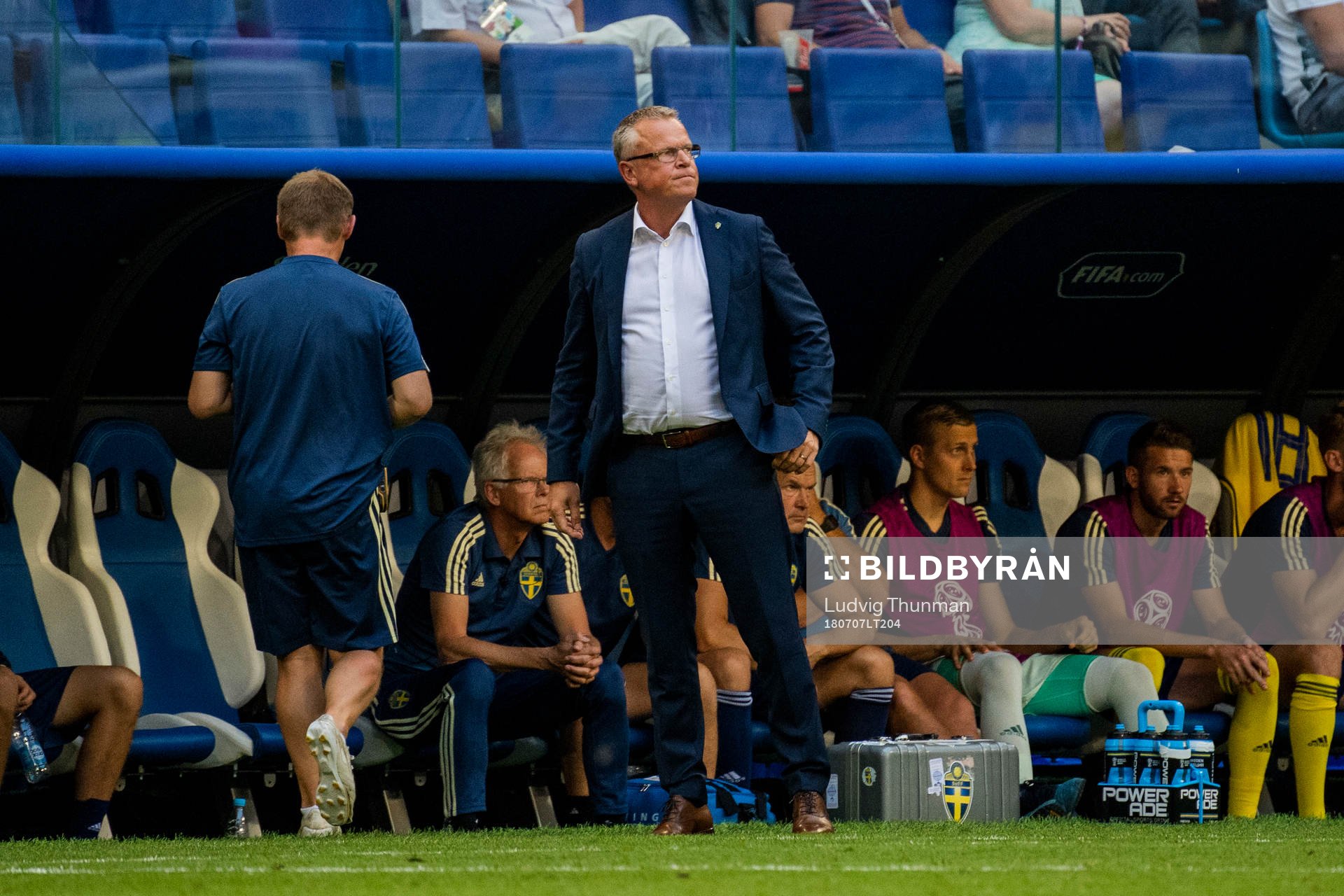 Head coach Janne Andersson of Sweden