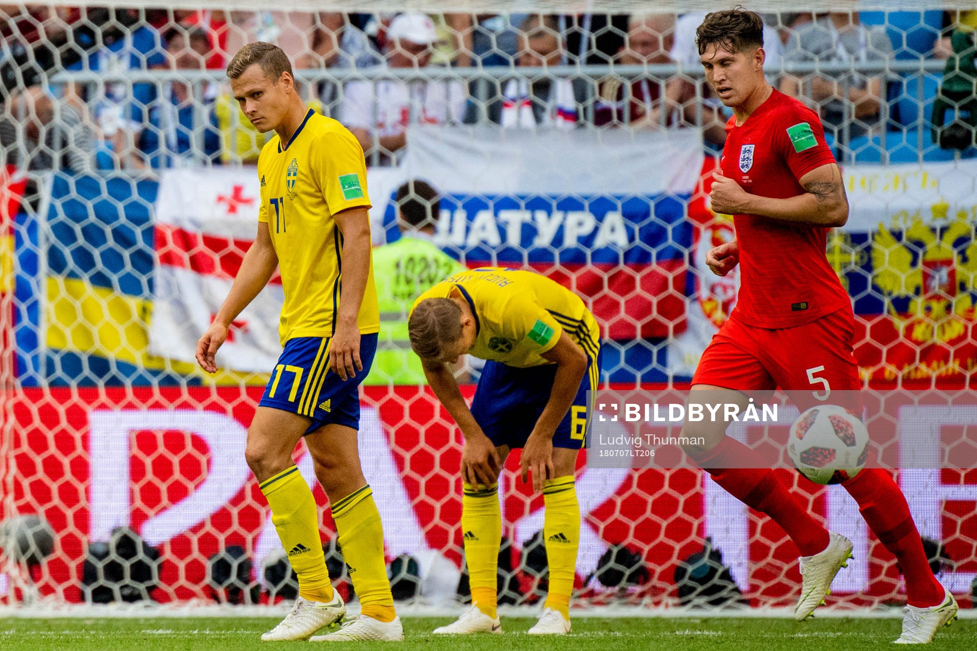Viktor Claesson and Ludwig Augustinsson of Sweden look