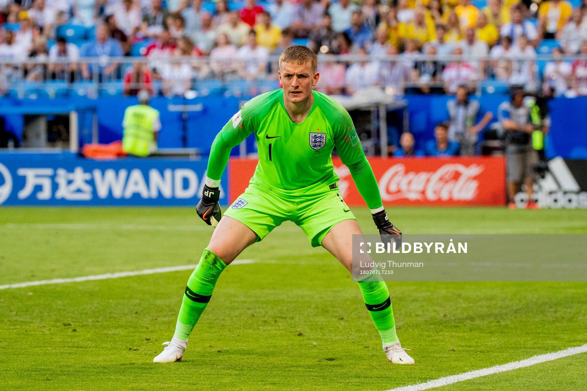 Goalkeeper Jordan Pickford of England