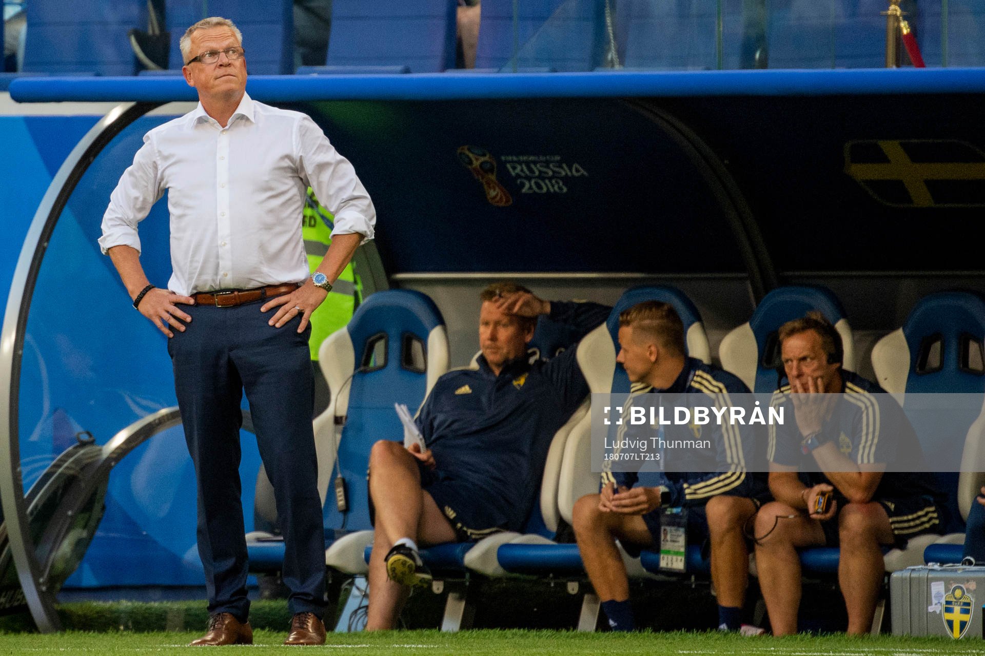 Head coach Janne Andersson of Sweden