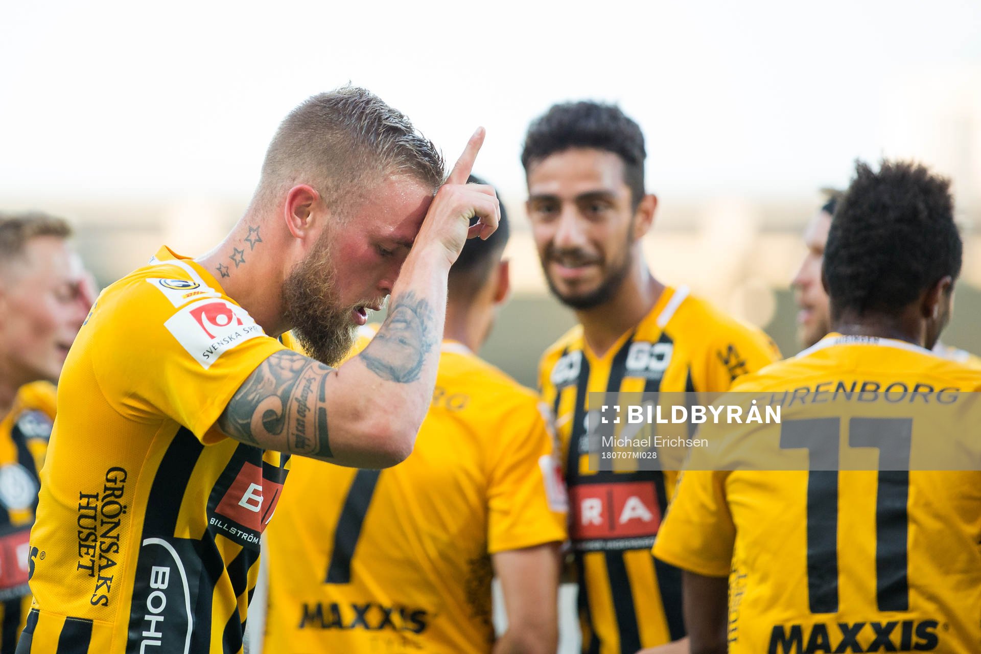 Häckens Alexander Faltsetas jublar