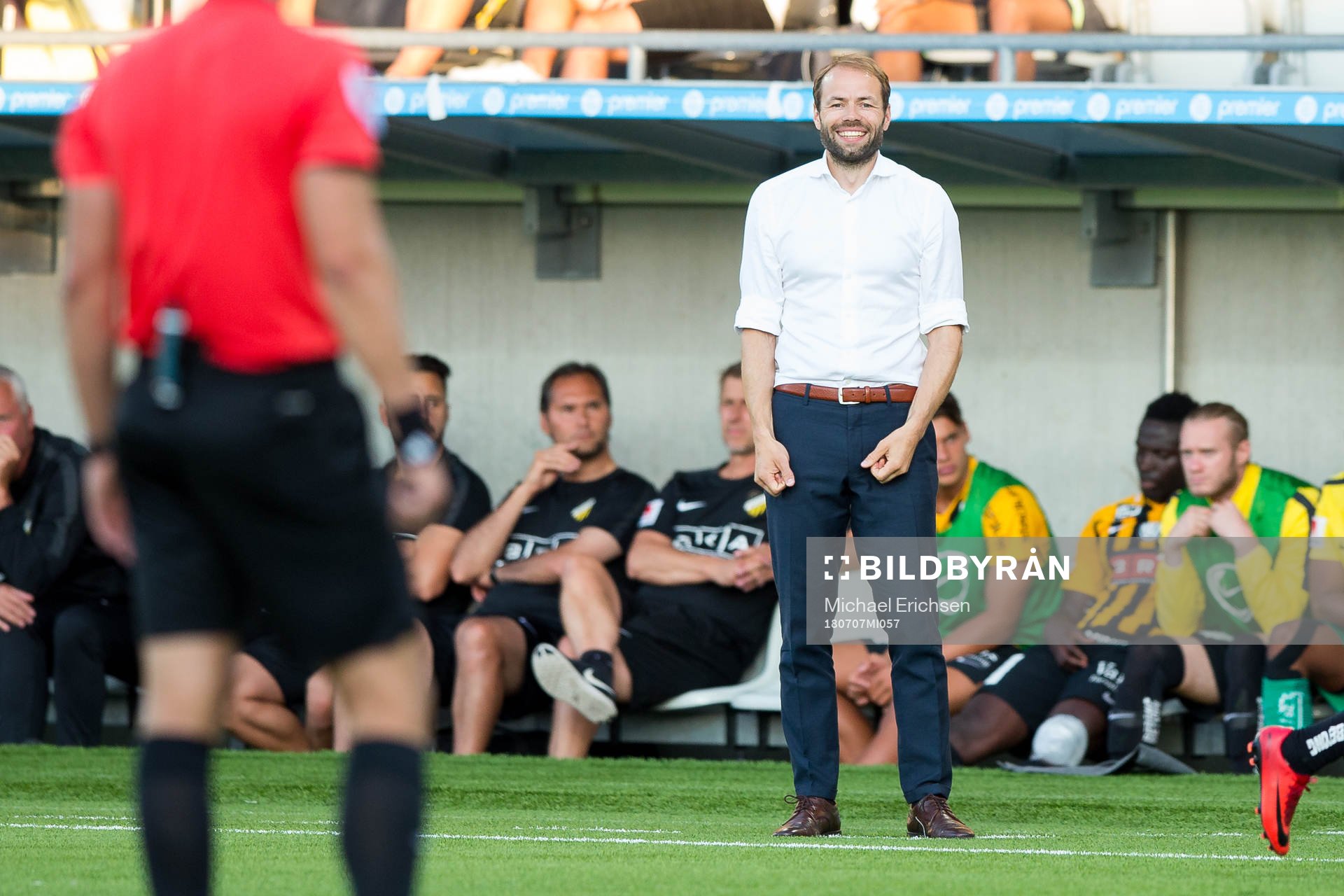 Häckens tränare Andreas Alm