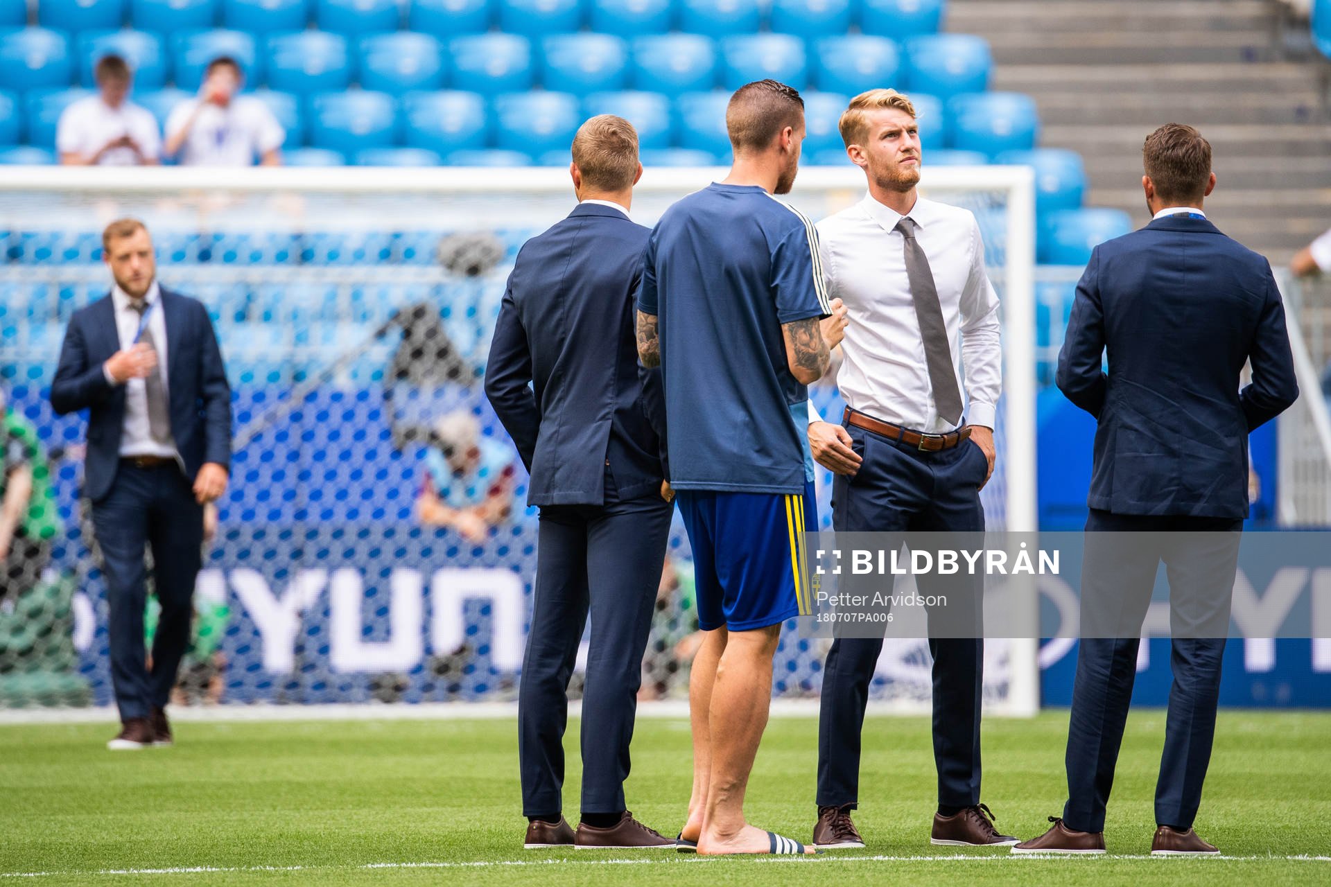 Filip Helander of Sweden prior to the the FIFA World Cup
