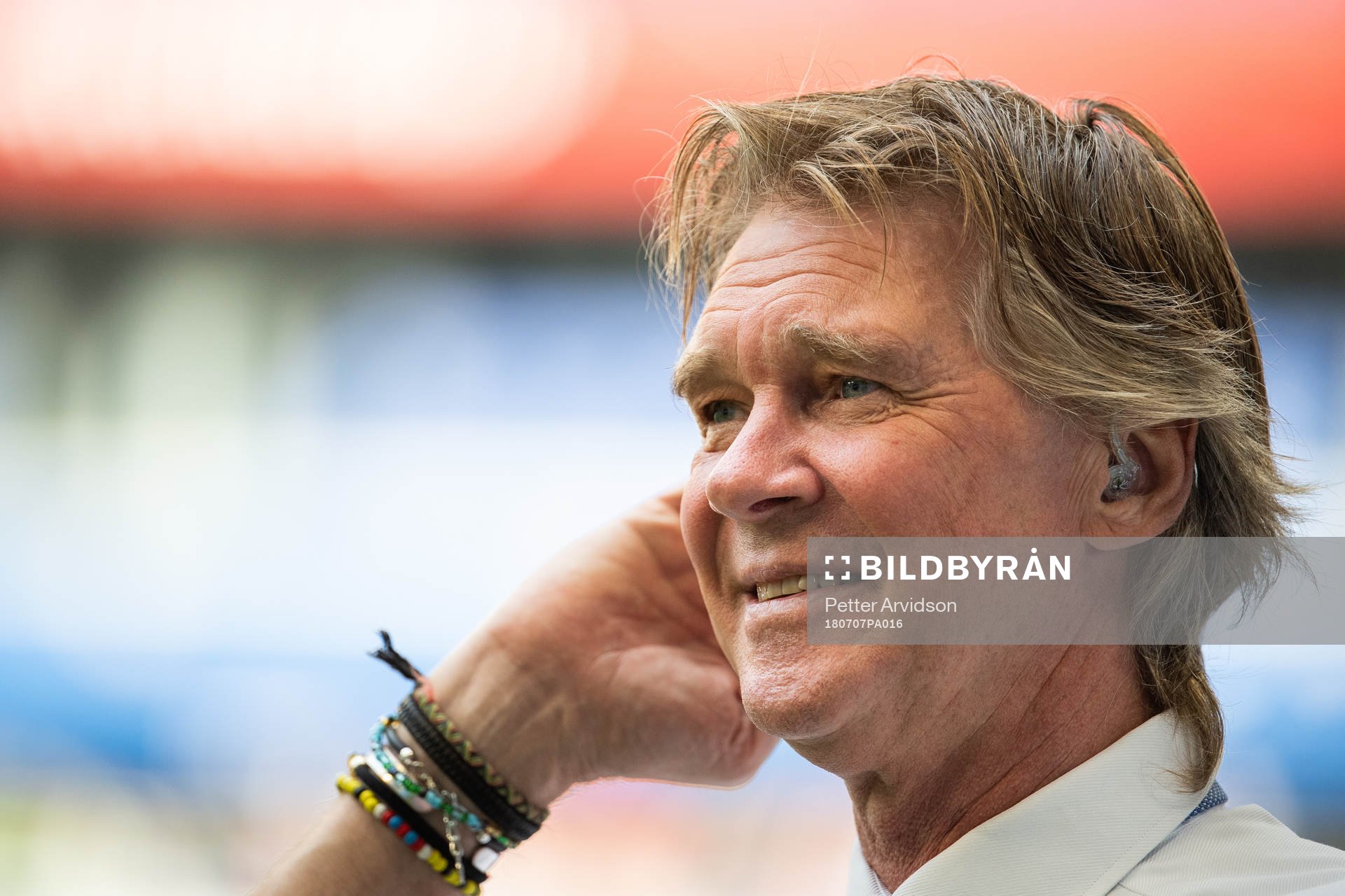 Commentator Glenn Strömberg of the Swedish National