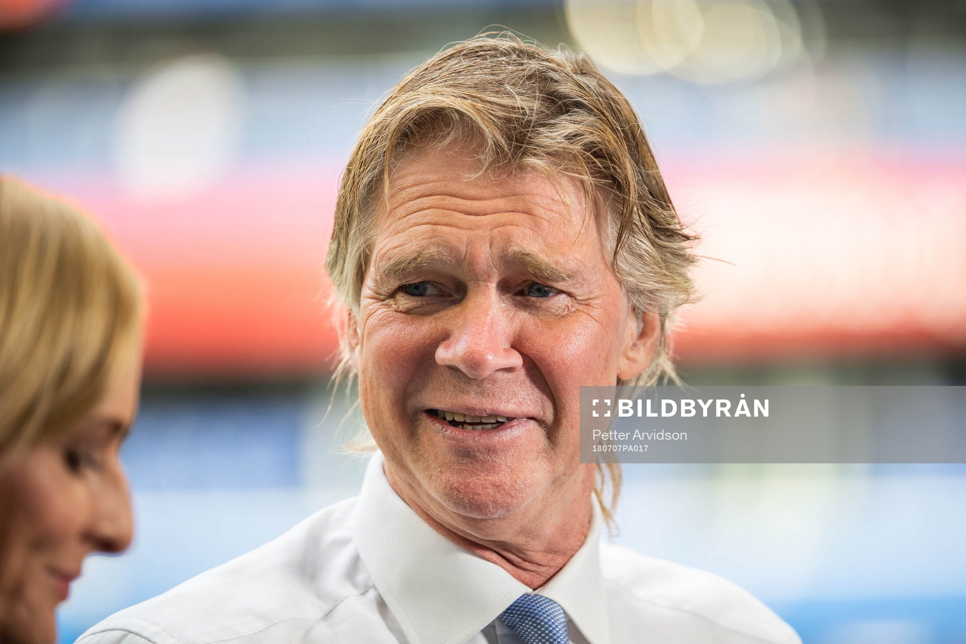 Commentator Glenn Strömberg of the Swedish National