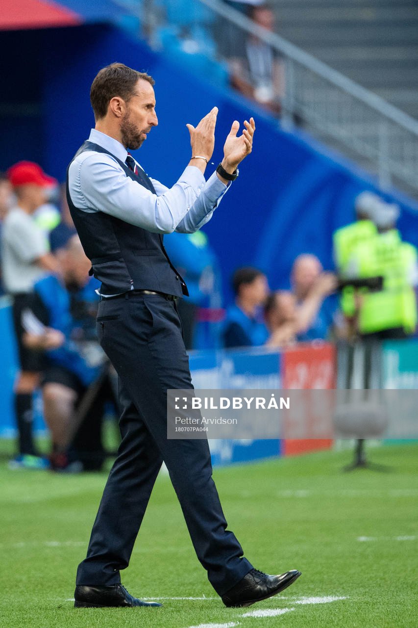 Head coach Gareth Southgate of England