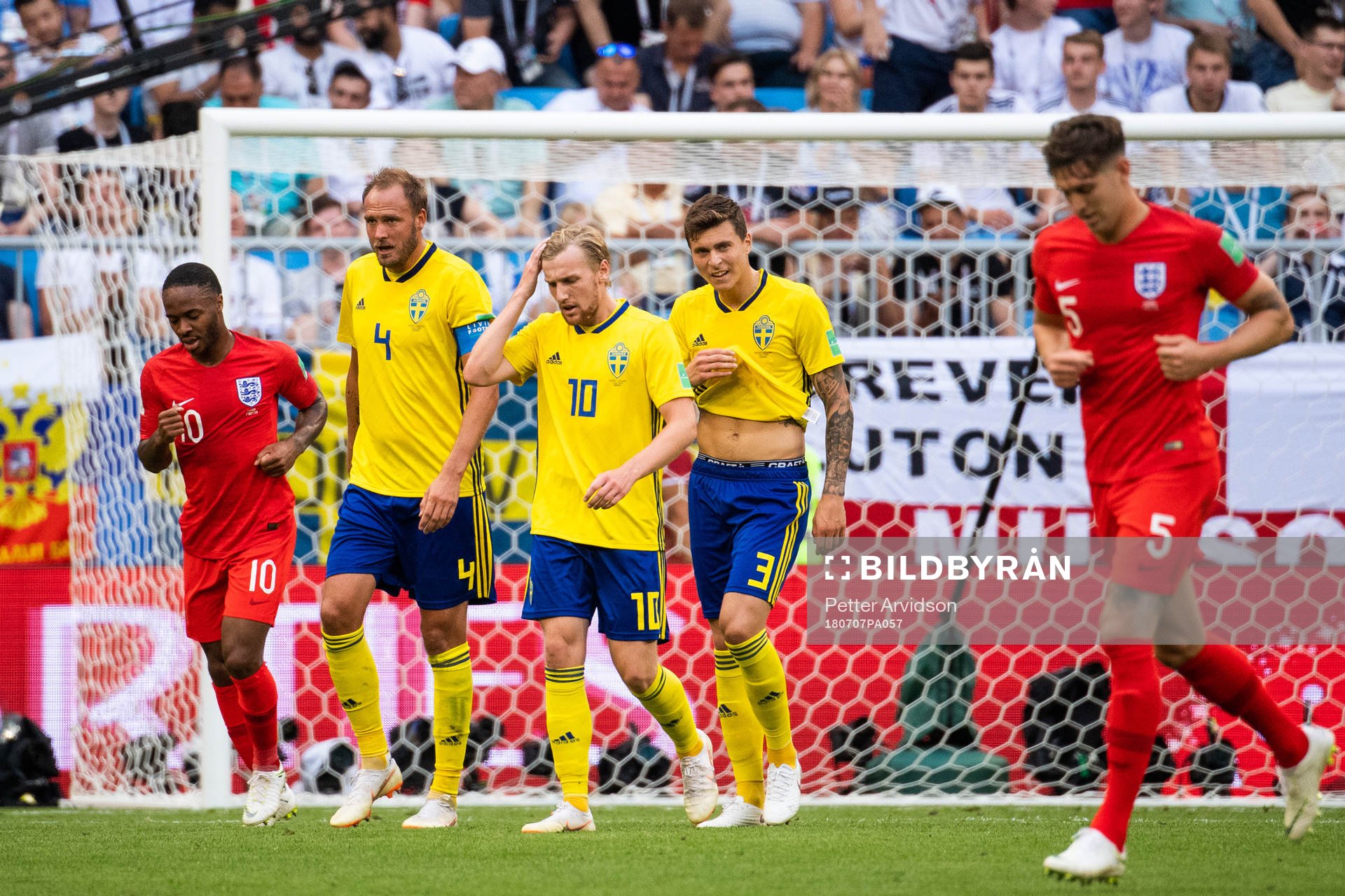 Andreas Granqvist, Emil Forsberg and Victor Nilsson
