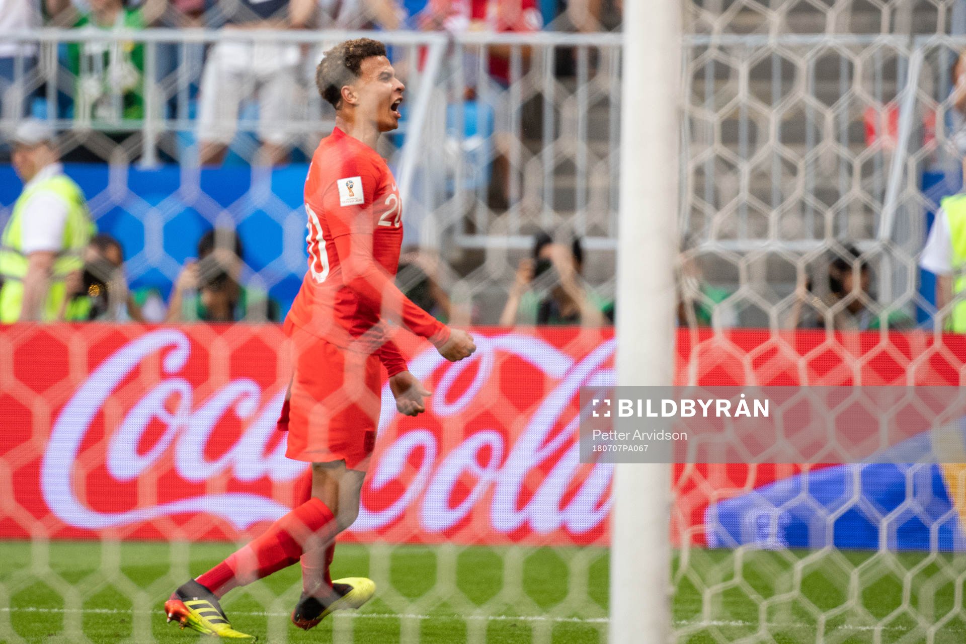Dele Alli of England celebrates