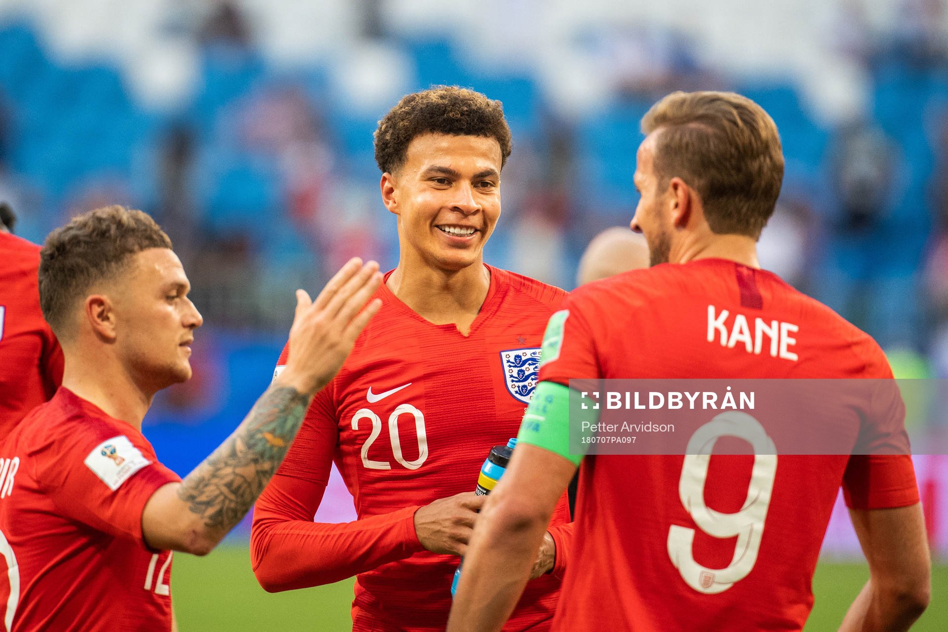Dele Alli of England celebrates
