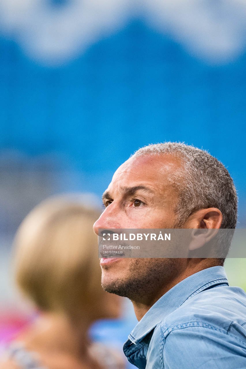Former Swedish player Henrik Larsson