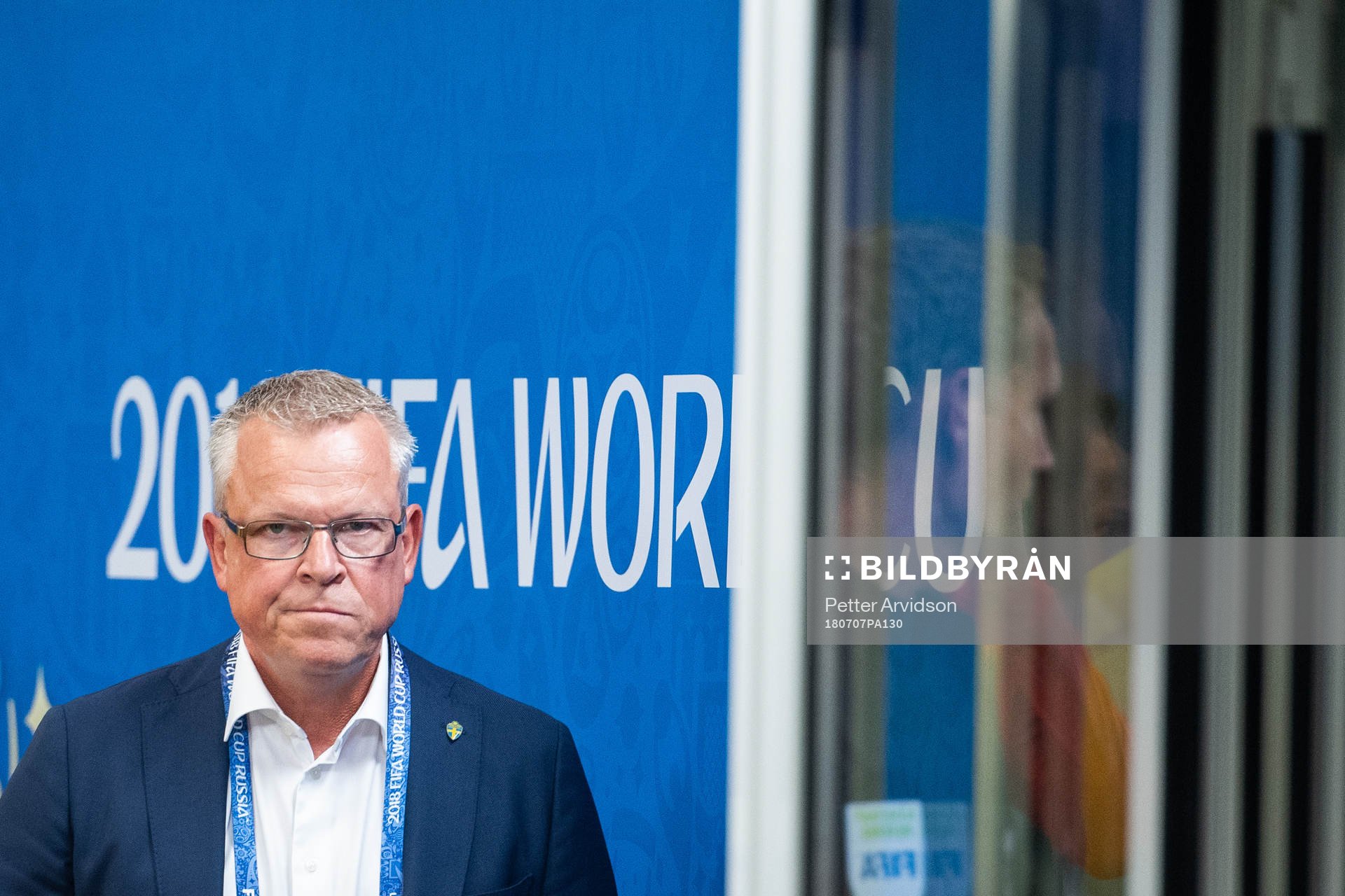 Head coach Janne Andersson of Sweden prior to the FIFA